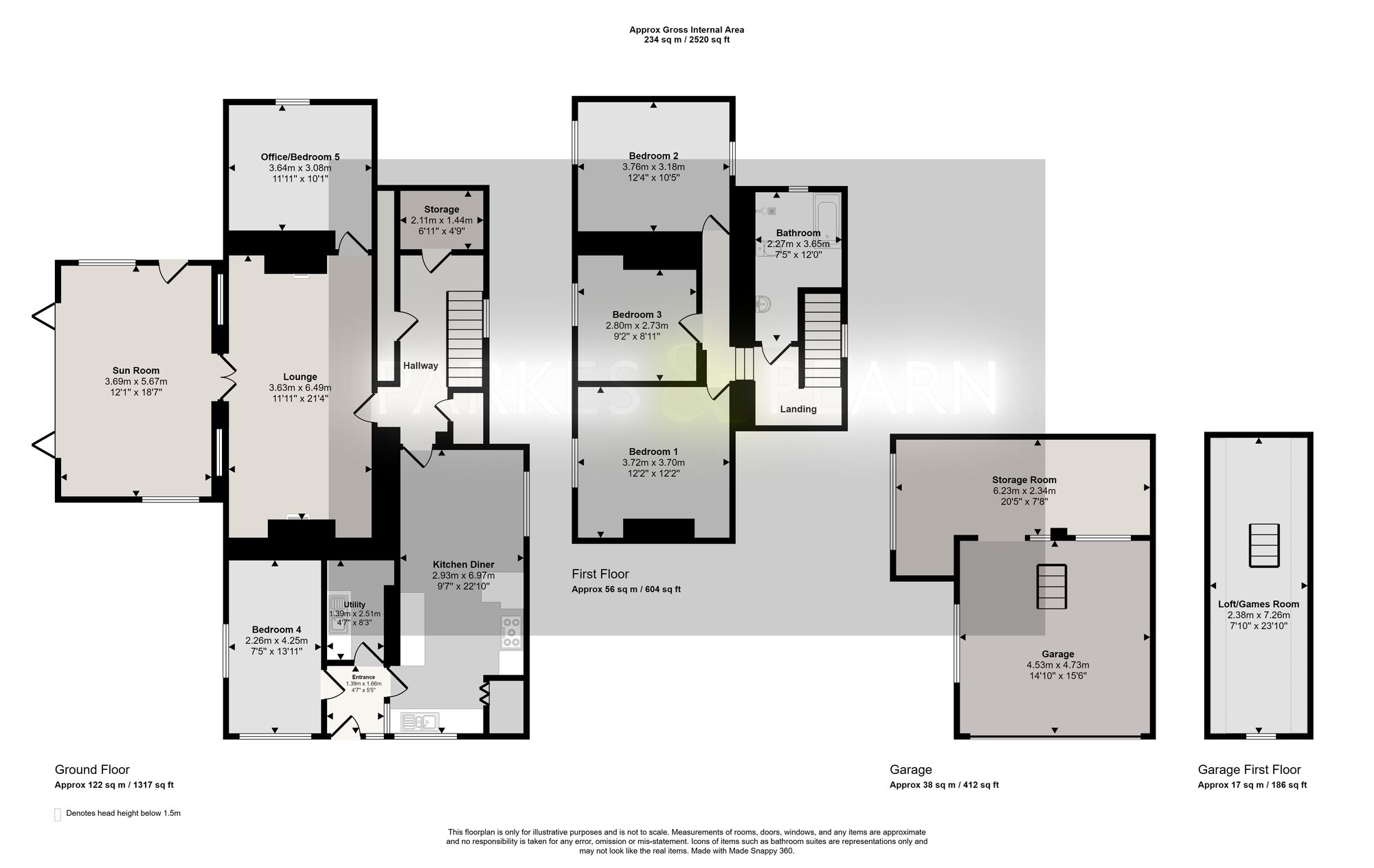 Belmont House Higher Road, Liskeard floorplan