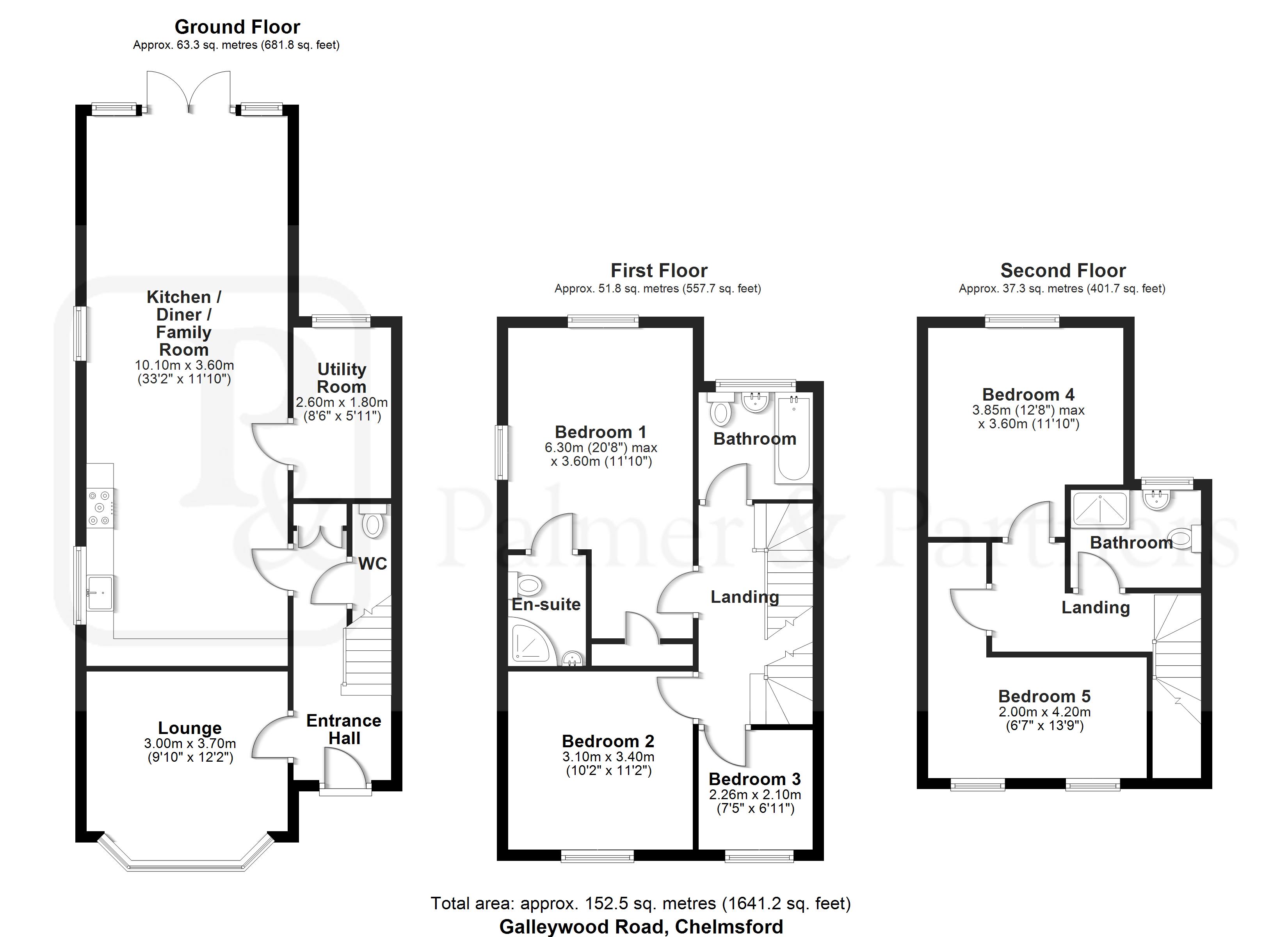 545, Galleywood Road, Essex floorplan