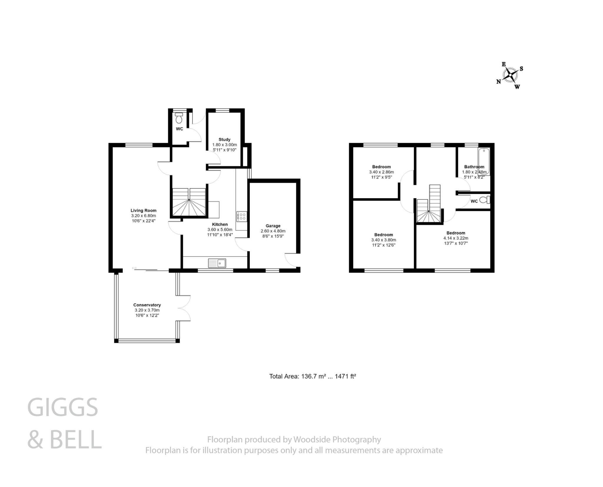46 Sowerby Avenue, Luton, Bedfordshire floorplan