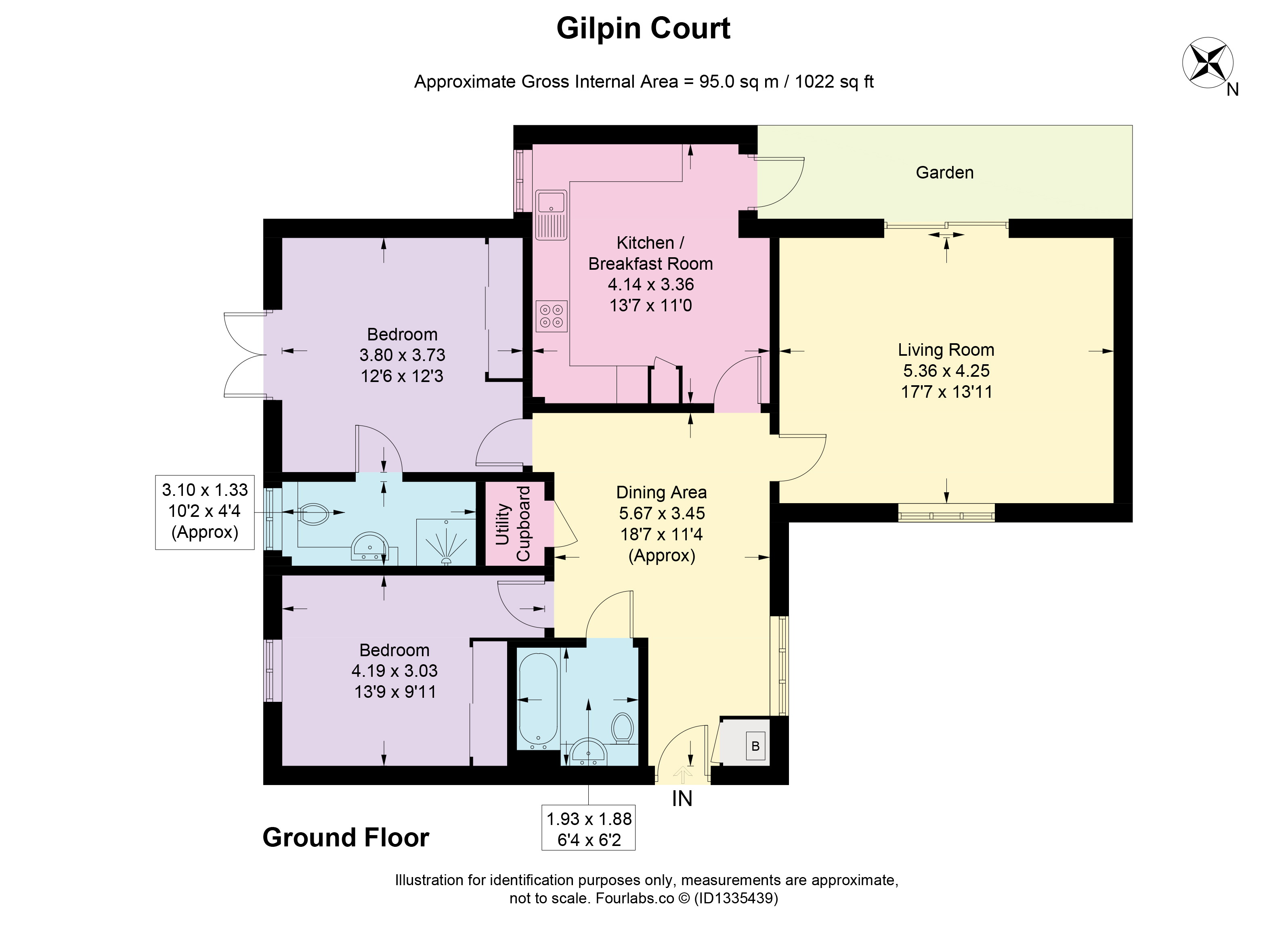Killick Mews, Ewell Road, Cheam floorplan