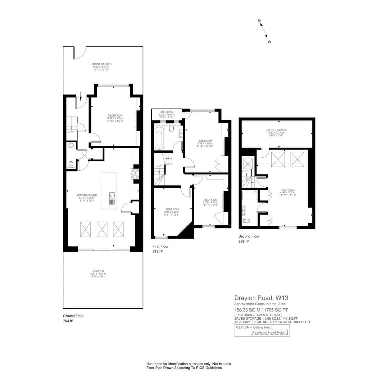 25, Drayton Road, London floorplan