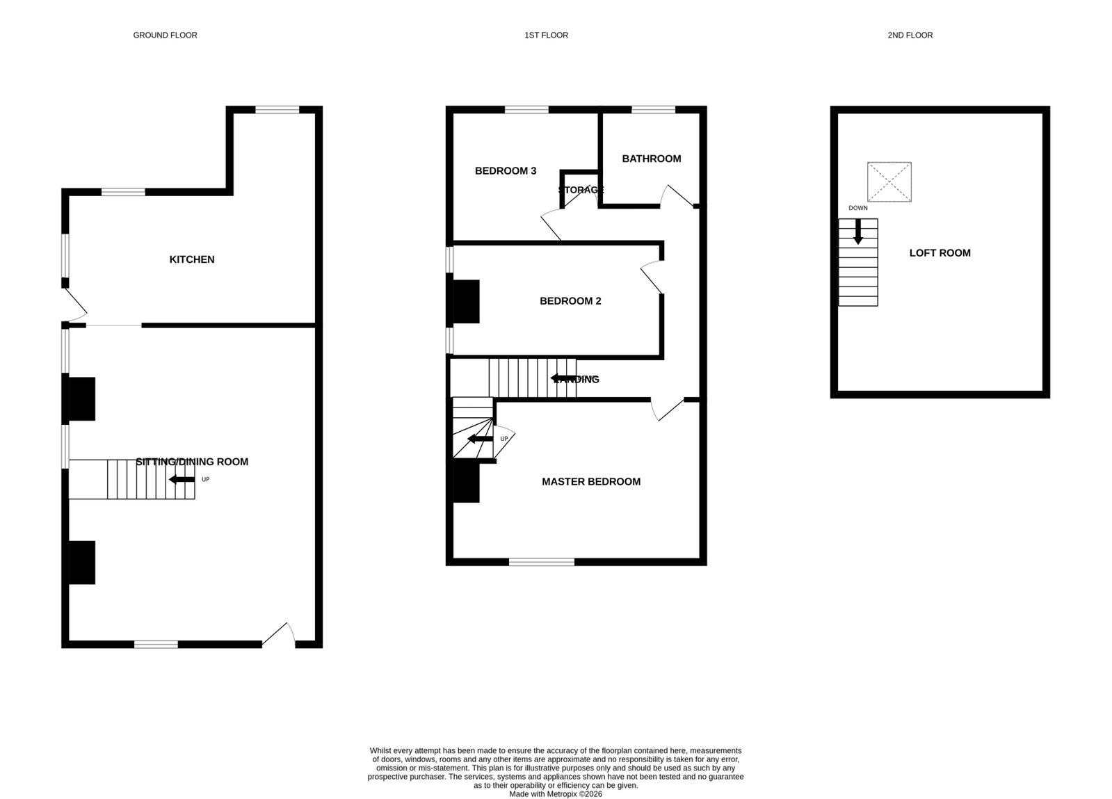 123, Melbourne Road, Ibstock floorplan