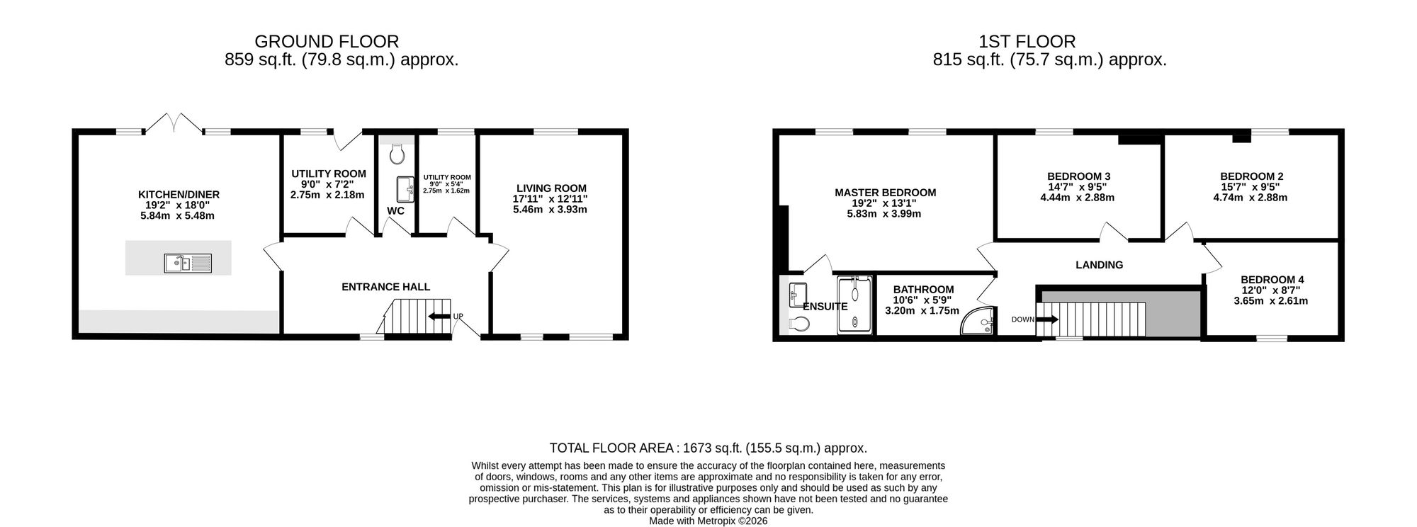 Damson Barn, Paradise Lane, Cheshire floorplan