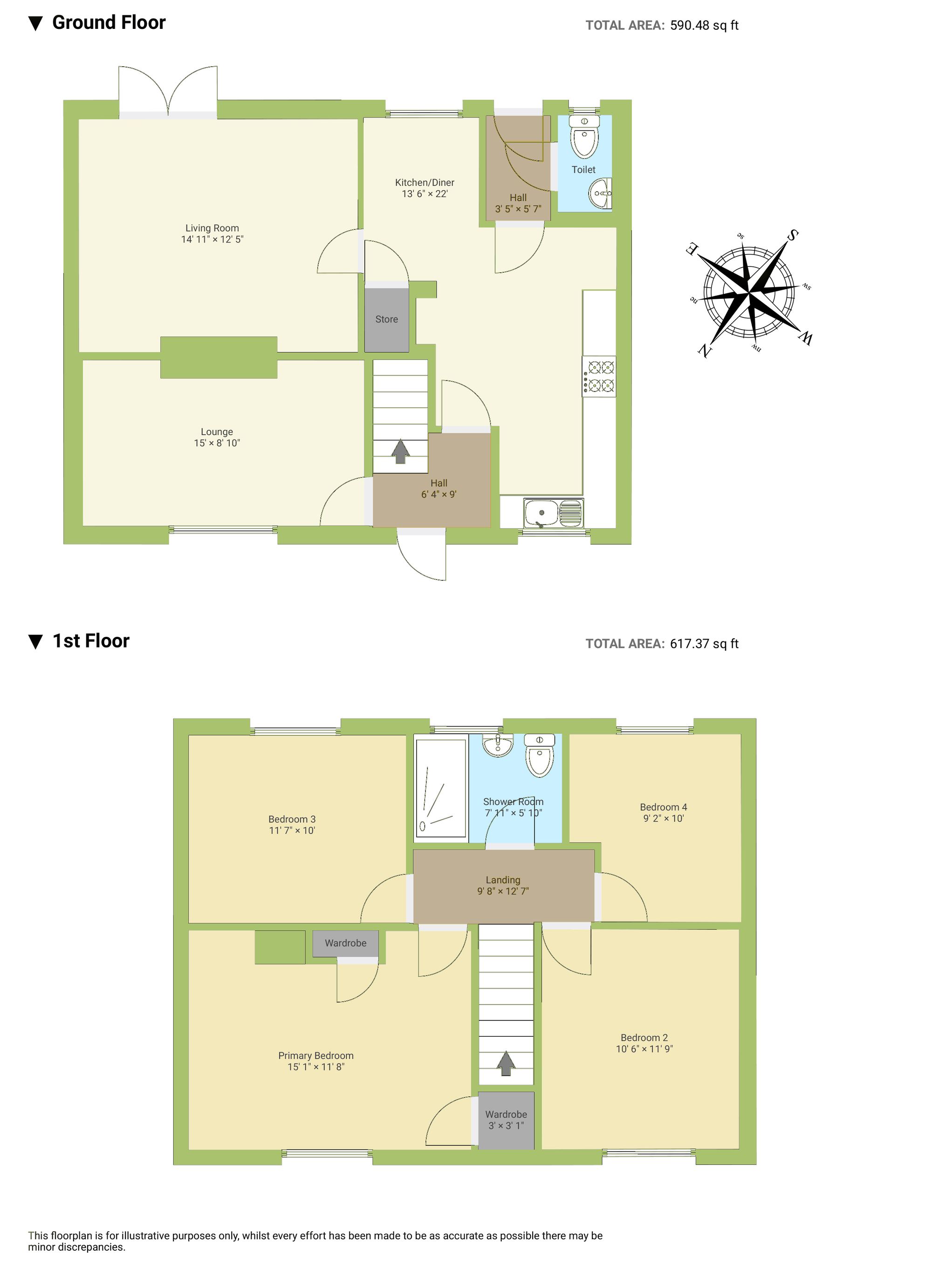 26 Birchgrove, Pontyclun floorplan