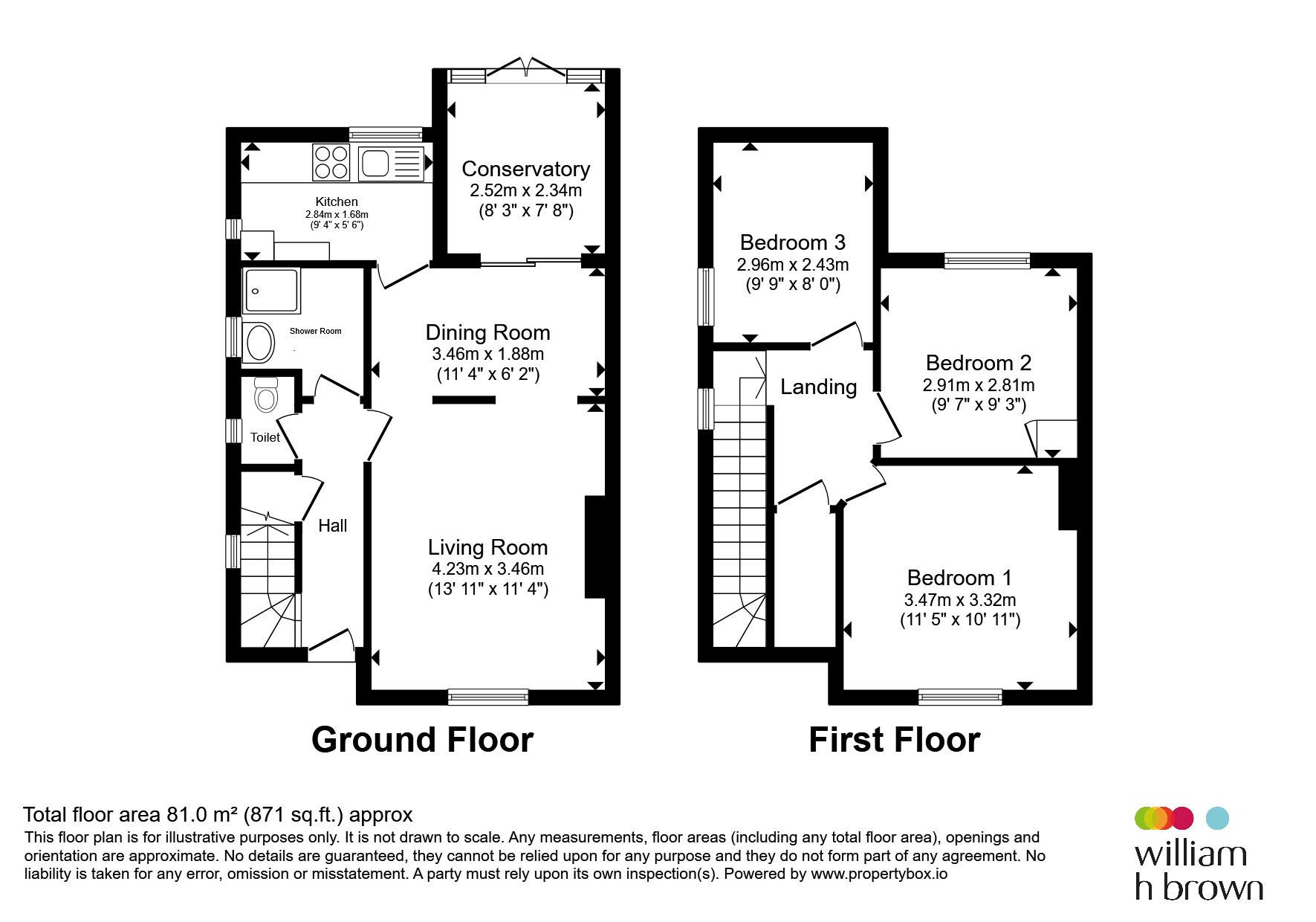 51, Landcroft Crescent, Nottingham floorplan
