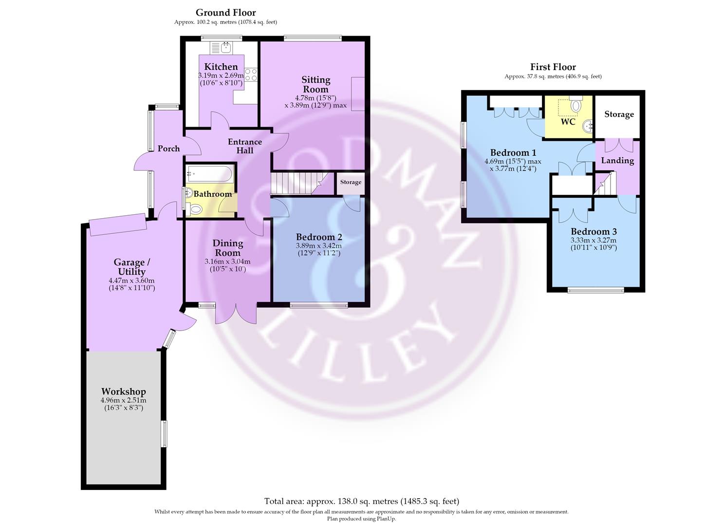 8, Greenhill Road, Bristol floorplan