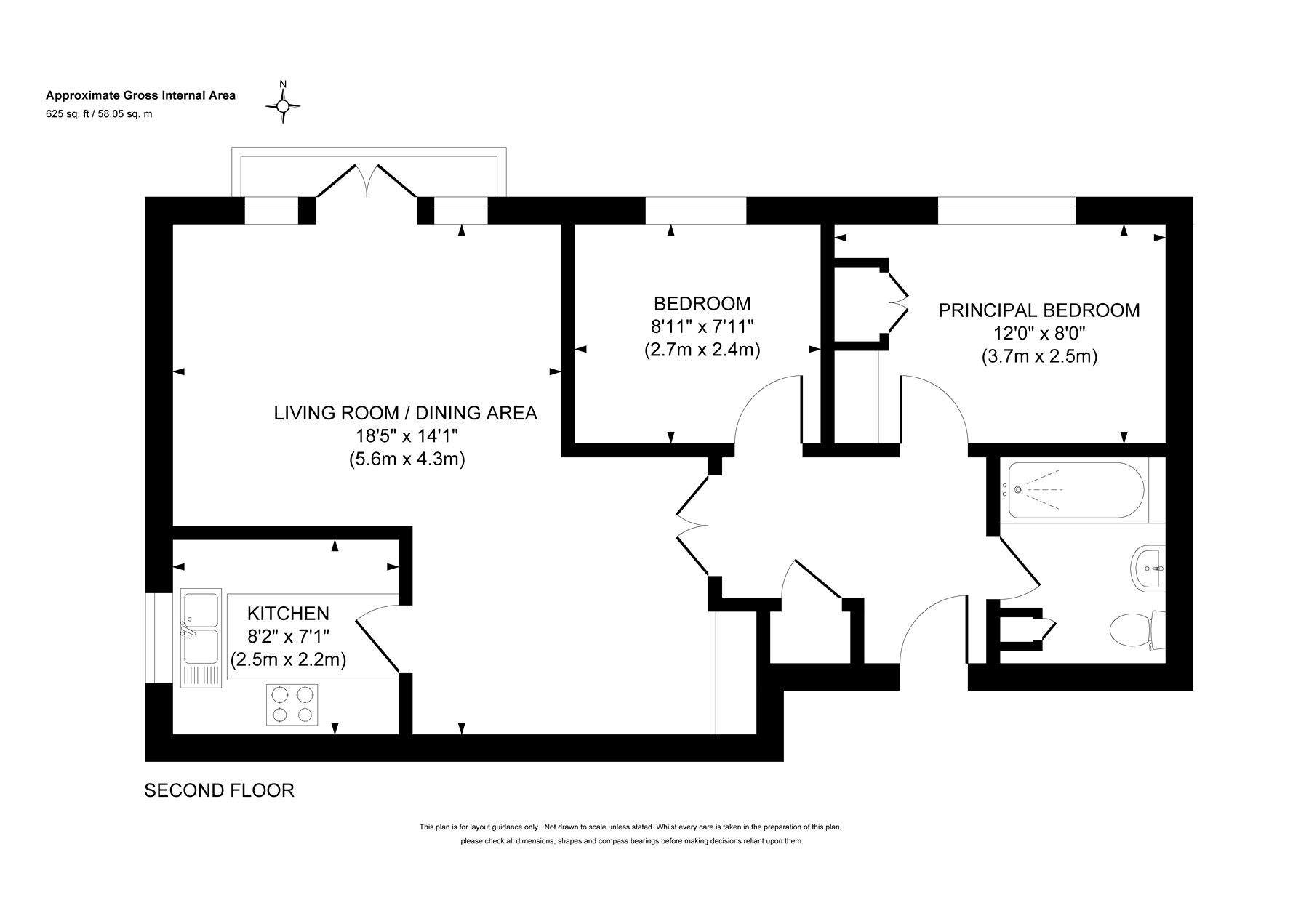 135, Alexandra Gardens, Woking floorplan