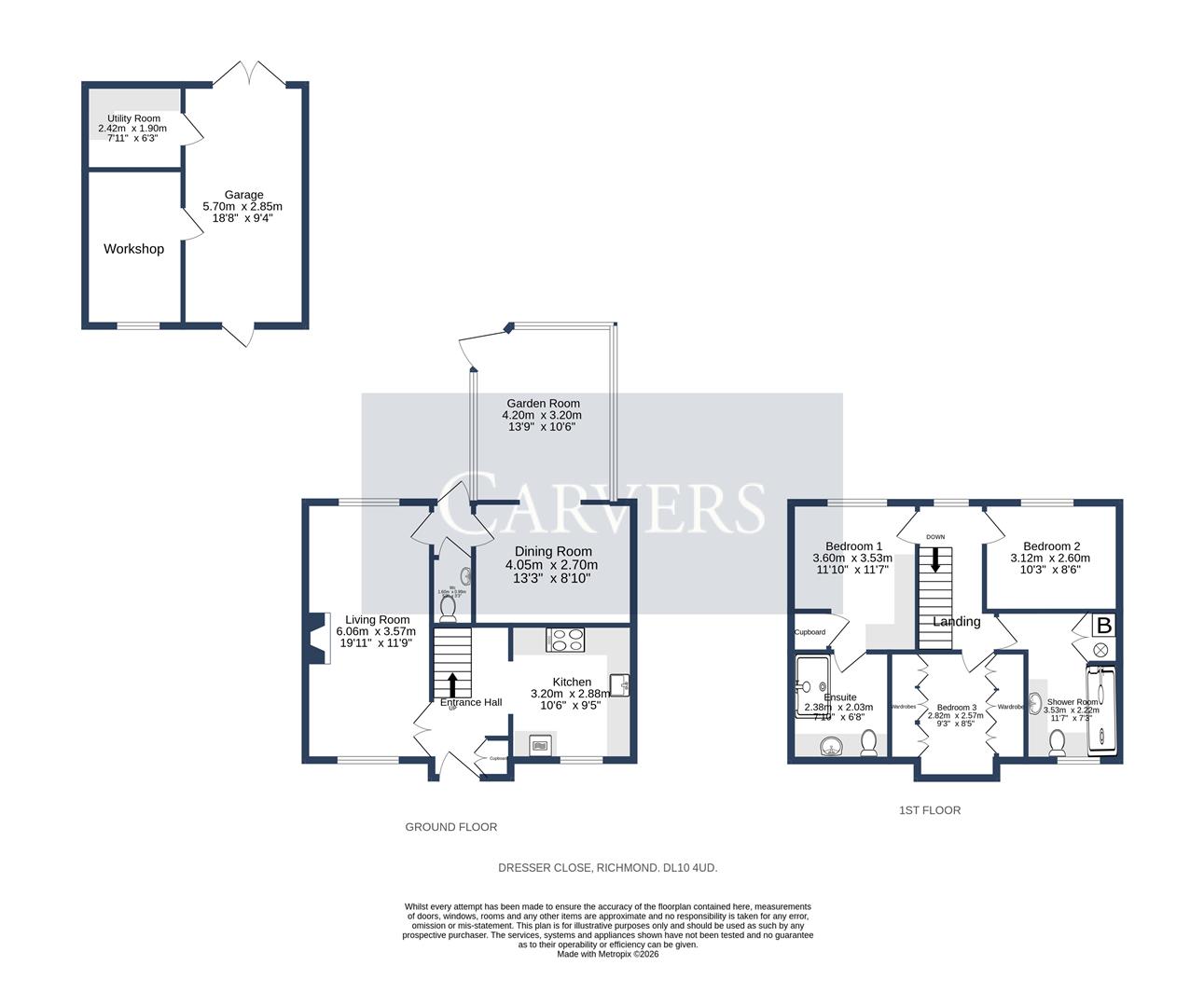 10, Dresser Close, Richmond floorplan