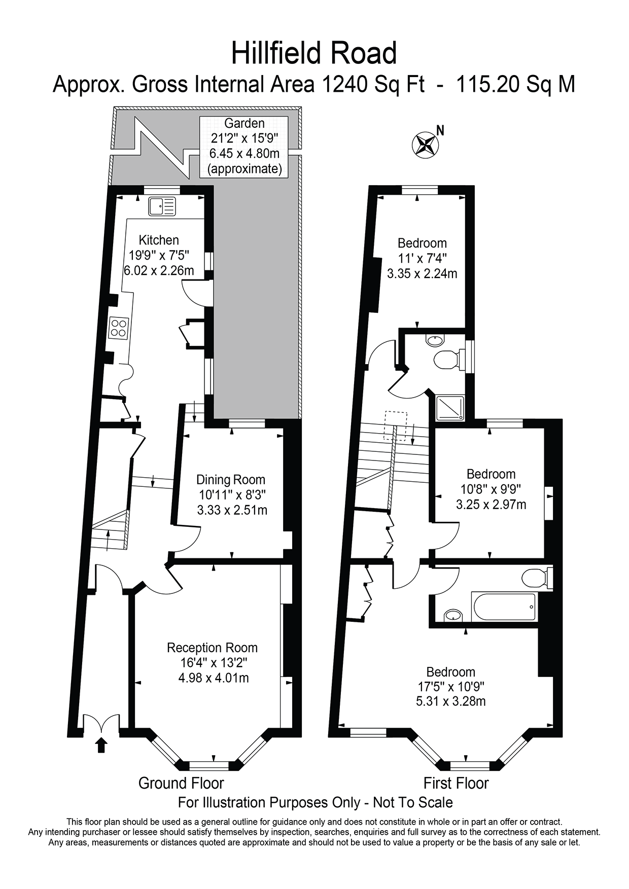 2, Hillfield Road, LONDON floorplan