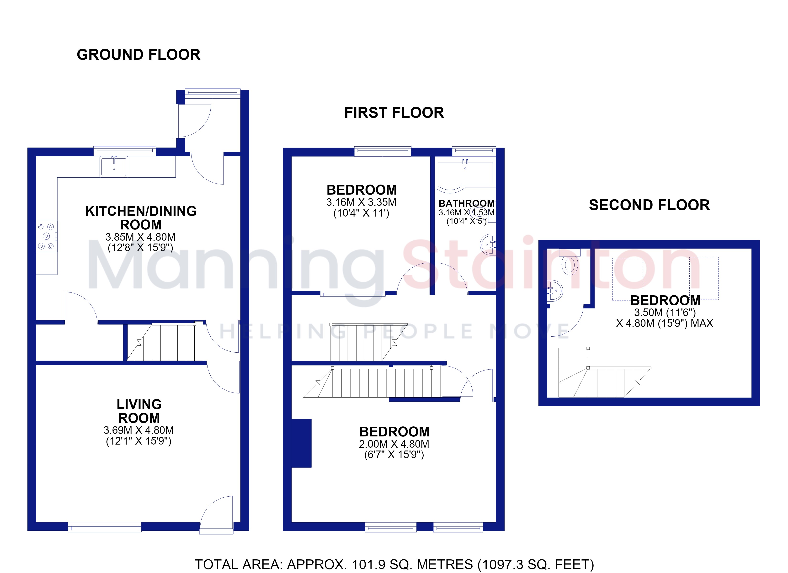 Greentop, West Yorkshire floorplan