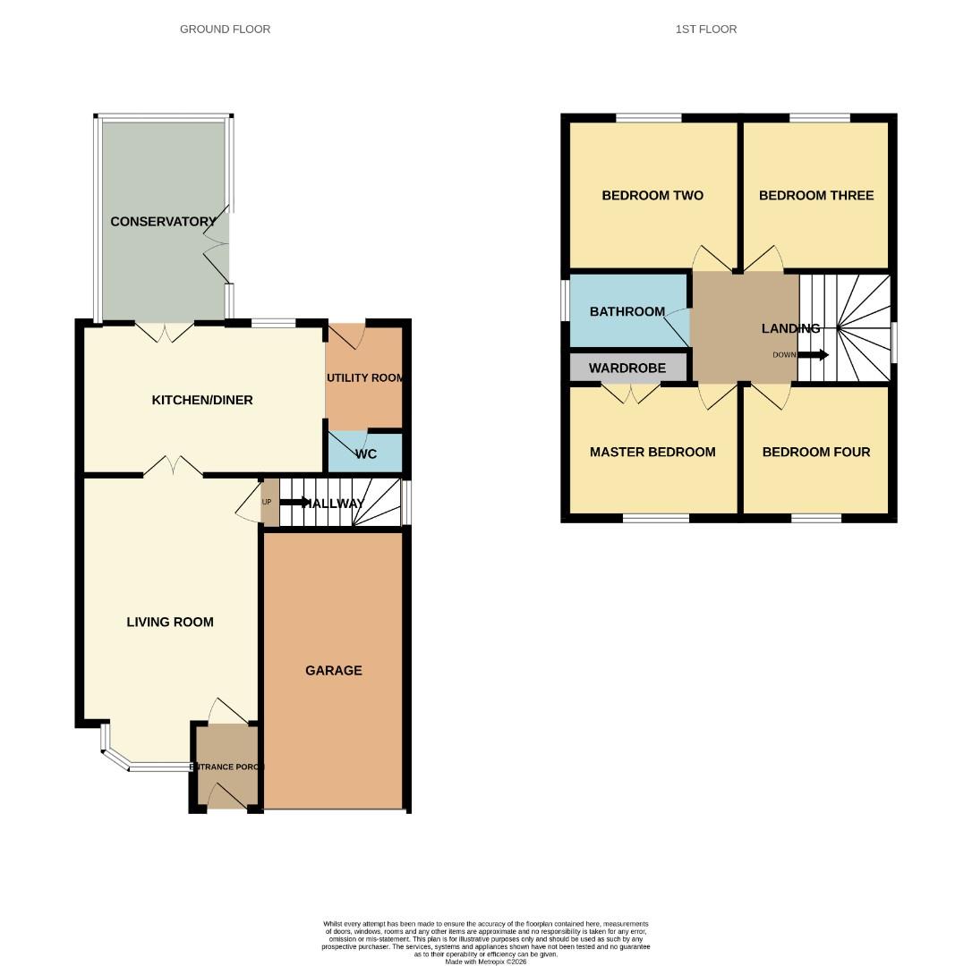 4, Highfields, Bishop Auckland floorplan