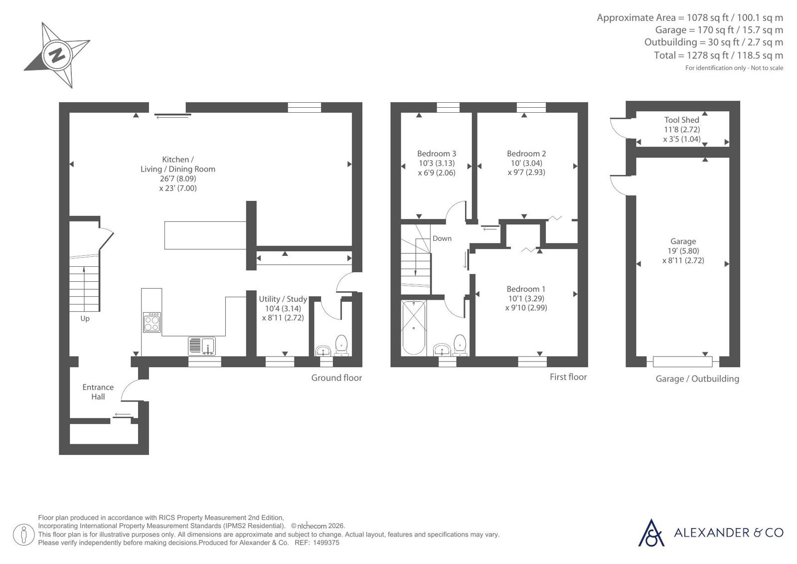 2, Buttermere Avenue, Bedfordshire floorplan
