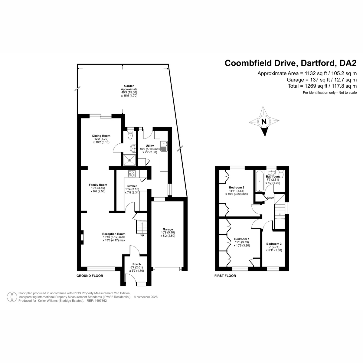 77, Coombfield Drive, Kent floorplan