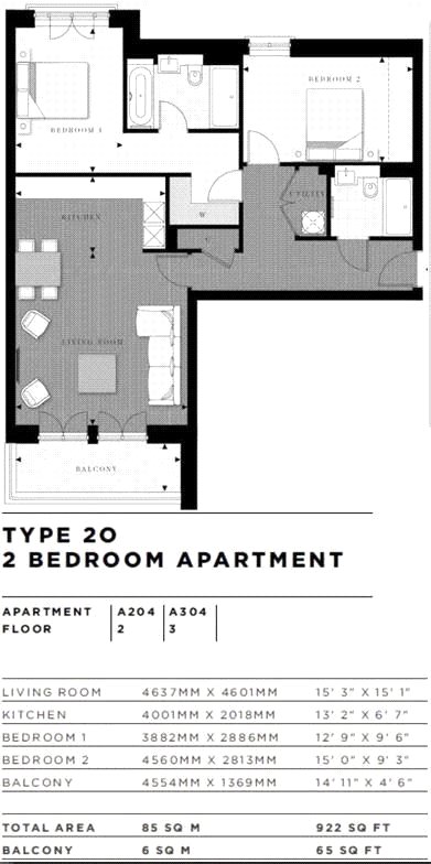 2 Bedrooms Flat for sale in Higham House, 102 Carnwath Road, Fulham, London SW6