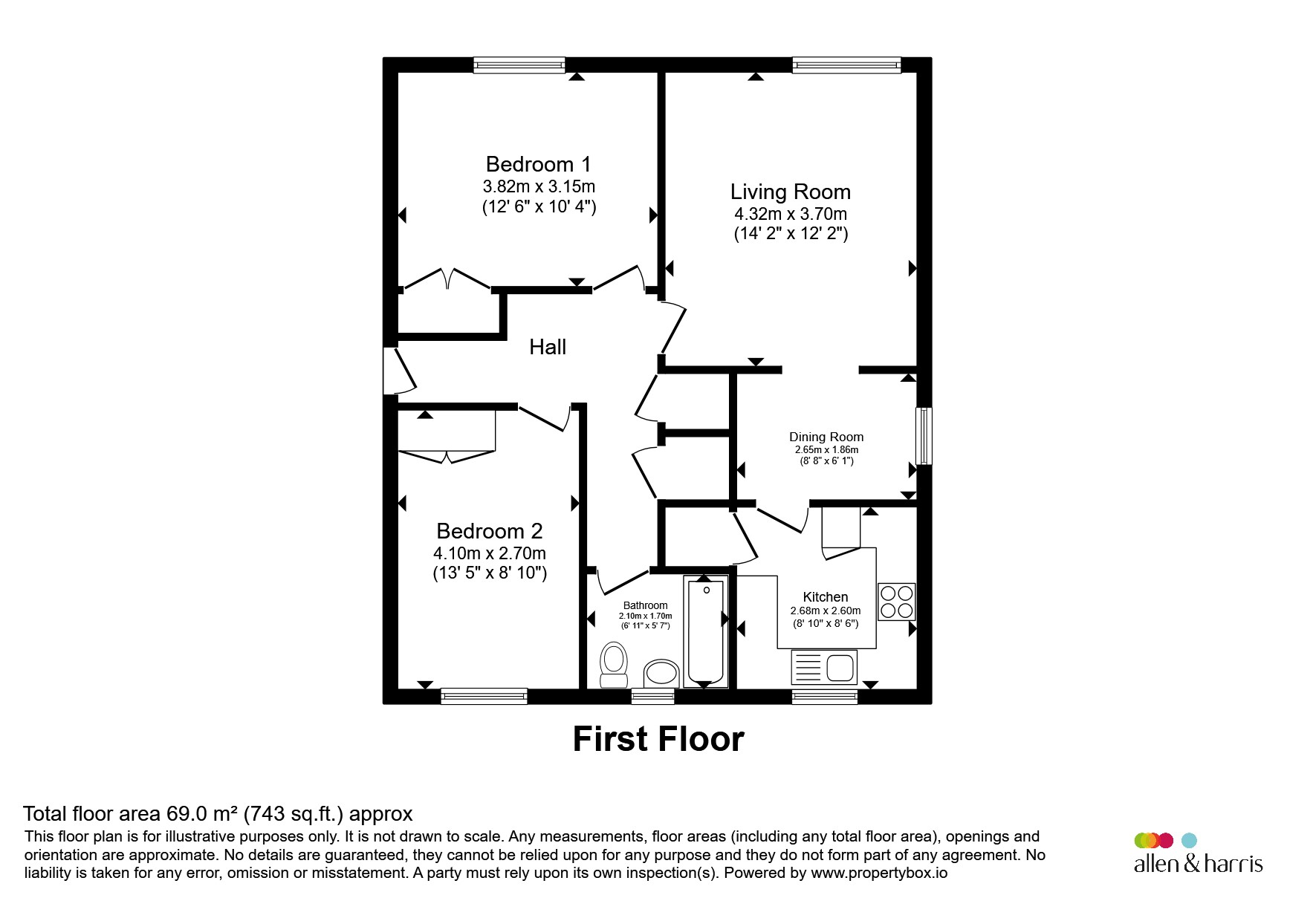 43, Chargrove, Bristol floorplan