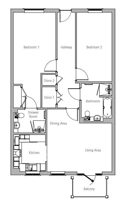 2 Bedrooms Flat for sale in Apartment 31 Brook House, Debden Grange, Saffron Walden, Essex CB10