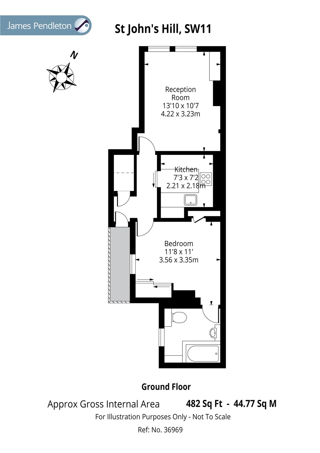 1 Bedrooms Flat for sale in St John's Hill, Battersea, London SW11