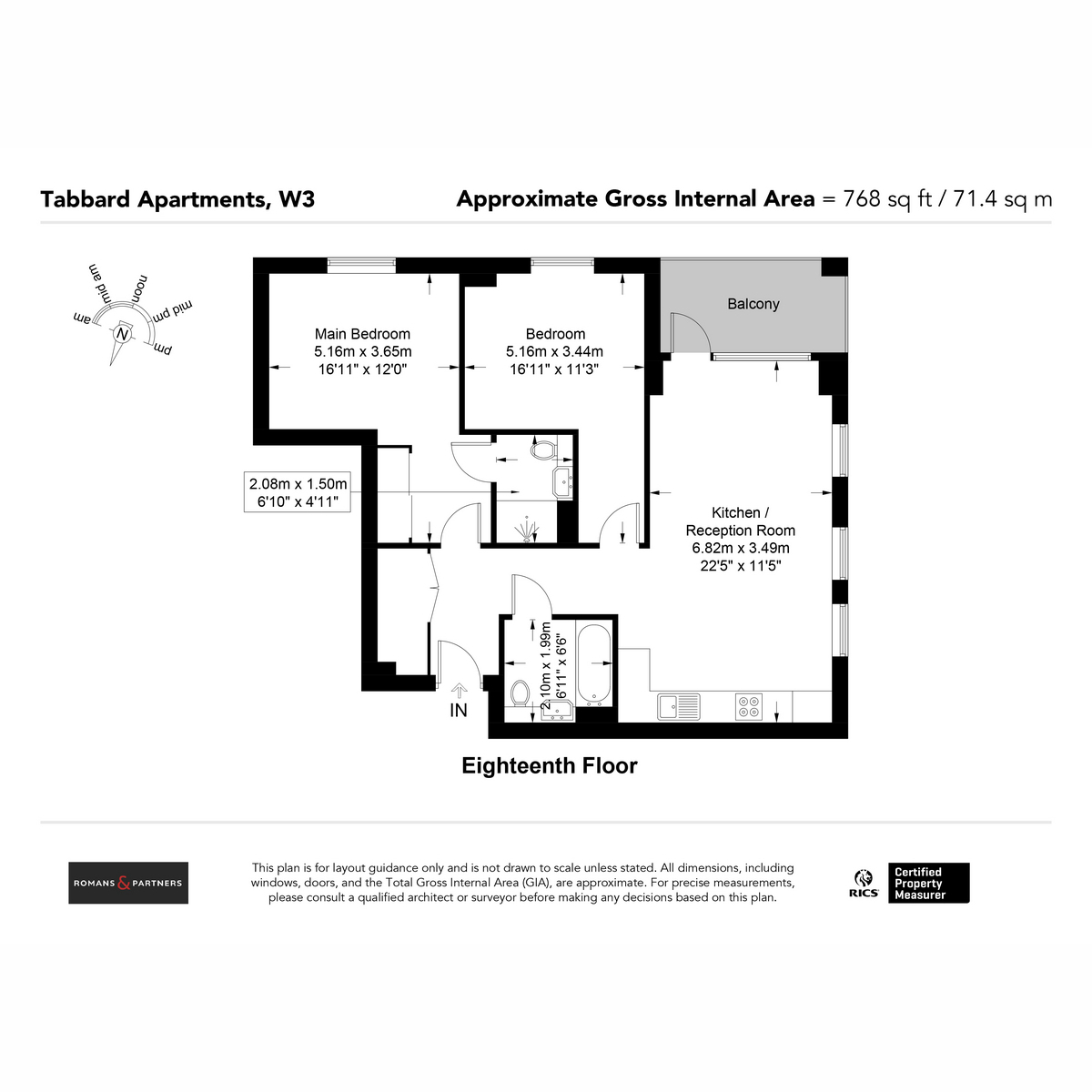 Flat 118 Tabbard, 1, East Acton Lane, London floorplan
