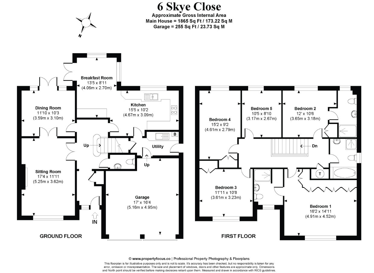 6, Skye Close, Portsmouth floorplan