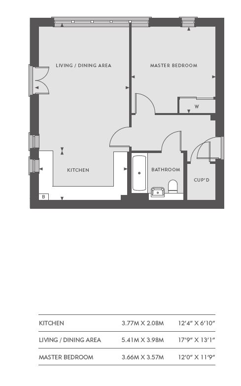 1 Bedrooms Flat for sale in Beaulieu Chase, Centenary Way, Off White Hart Lane, Chelmsford, Essex CM1