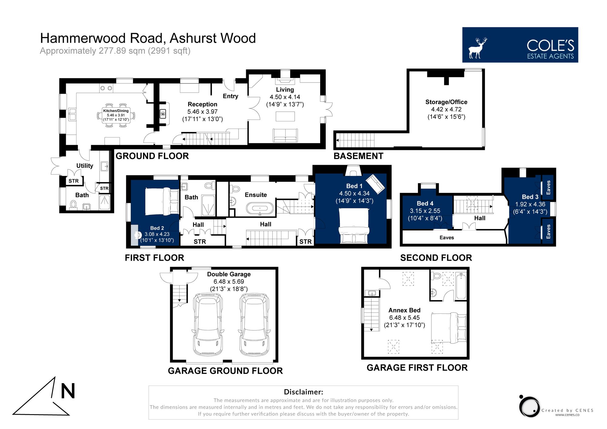 Nenthorne East Hammerwood Road, East Grinstead floorplan