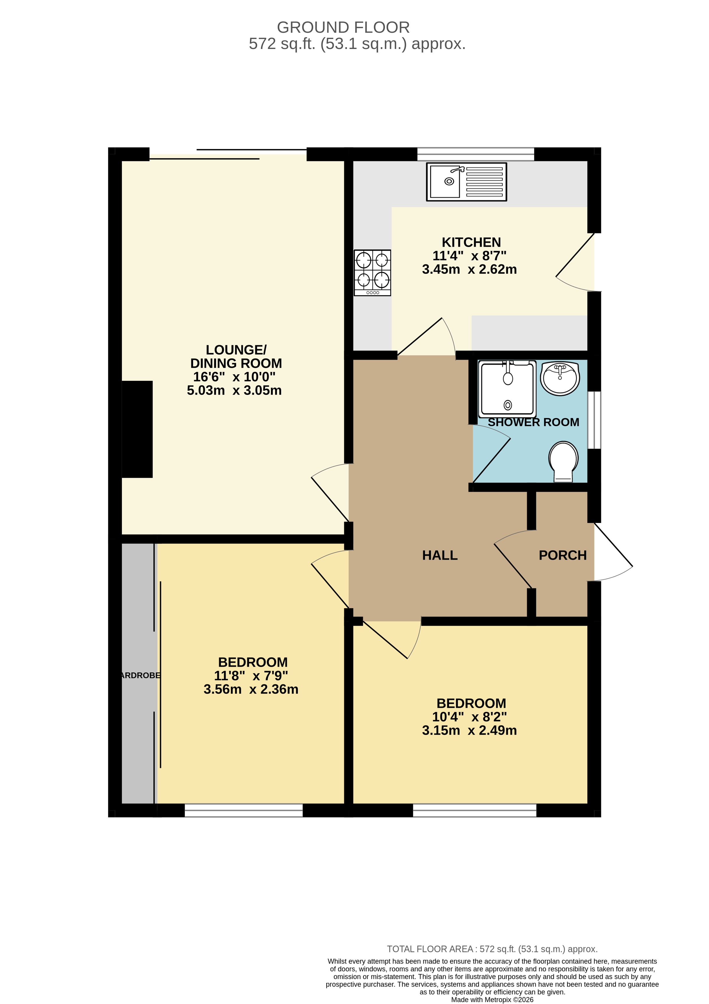 Castle View, Westbury floorplan