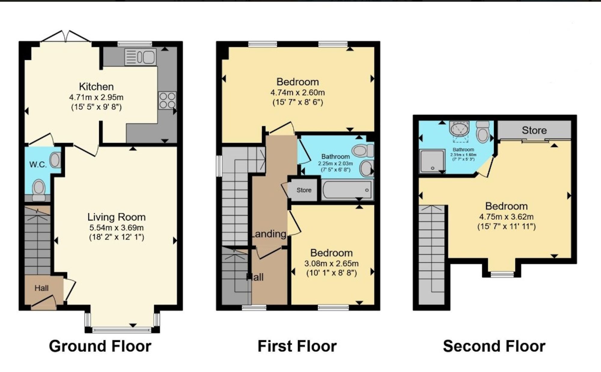 27 Fremont Place, Warrington floorplan