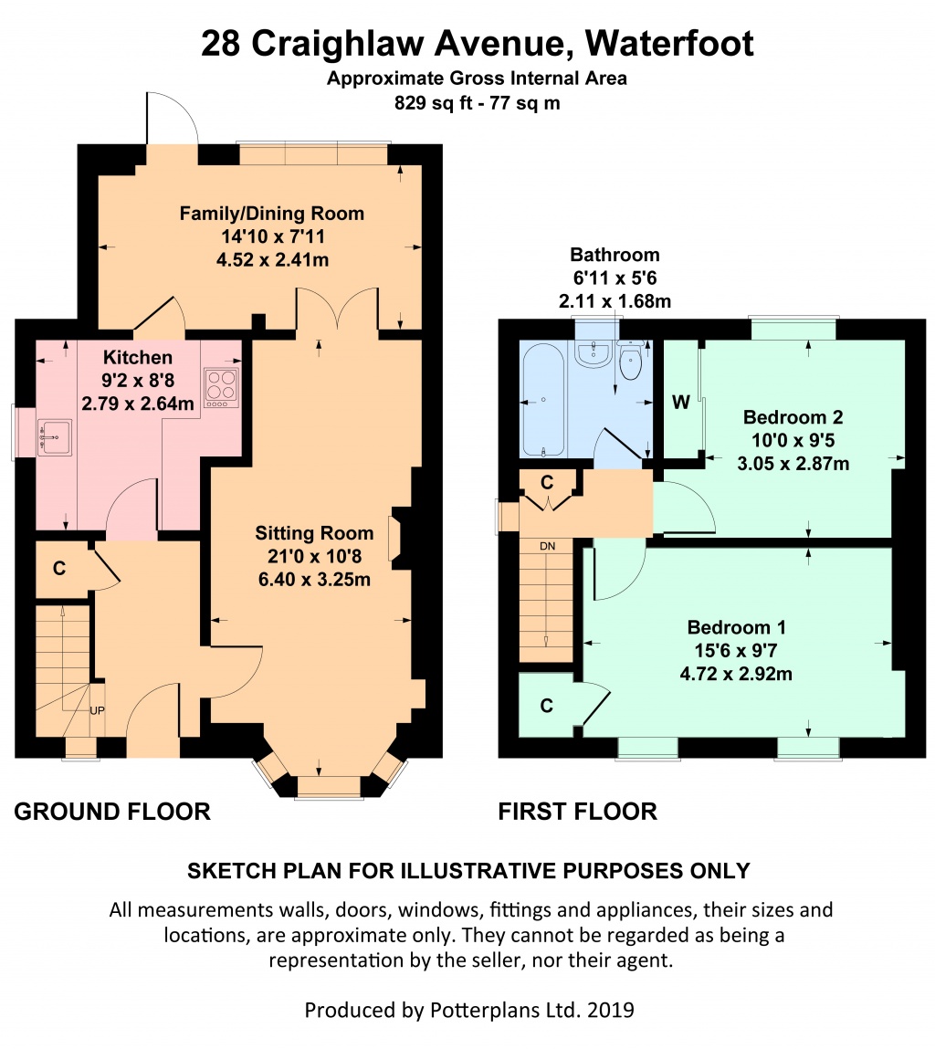 2 Bedrooms Villa for sale in 28 Craighlaw Avenue, Waterfoot G76