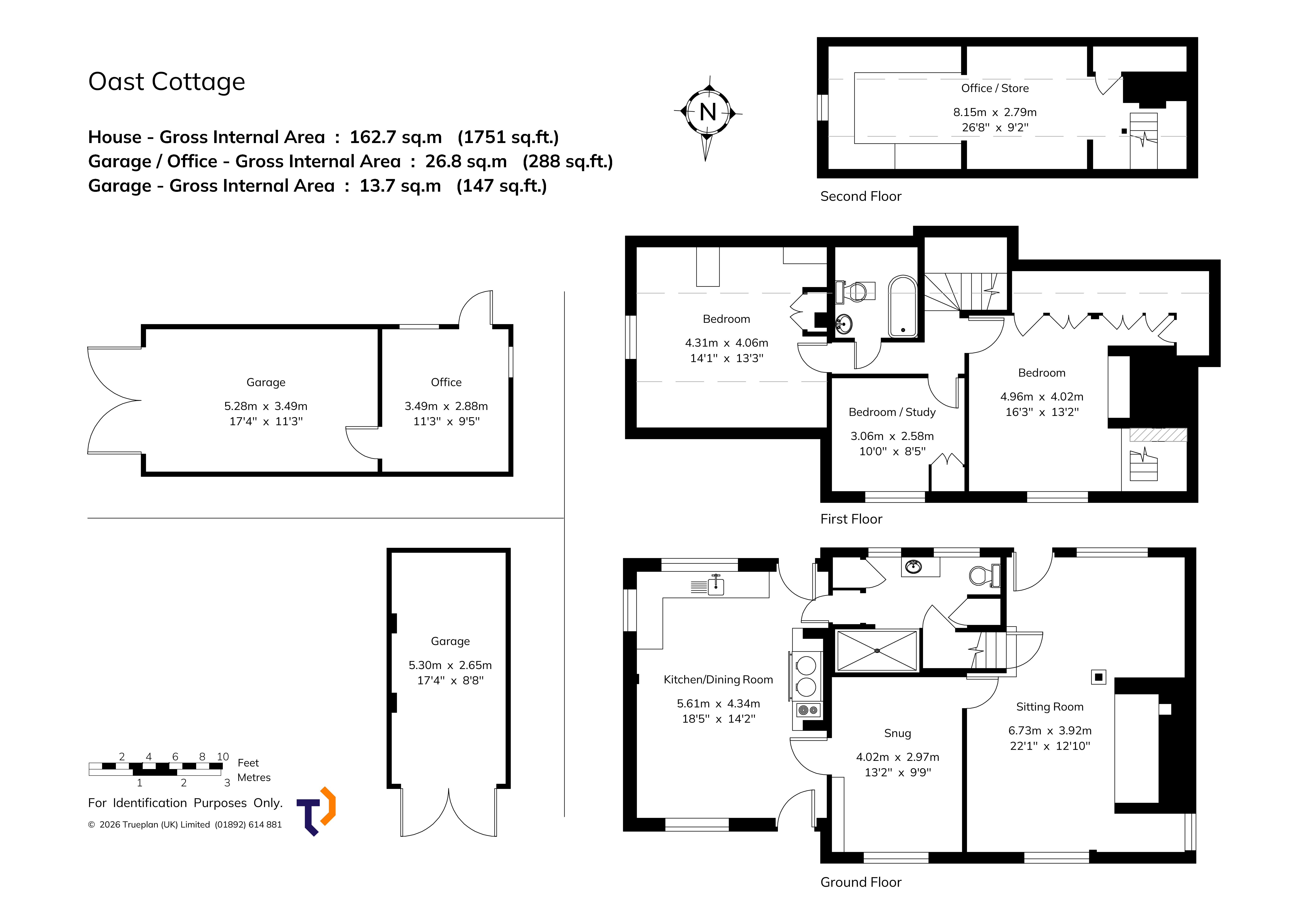 Oast Cottage,, Goudhurst Road, Kent floorplan