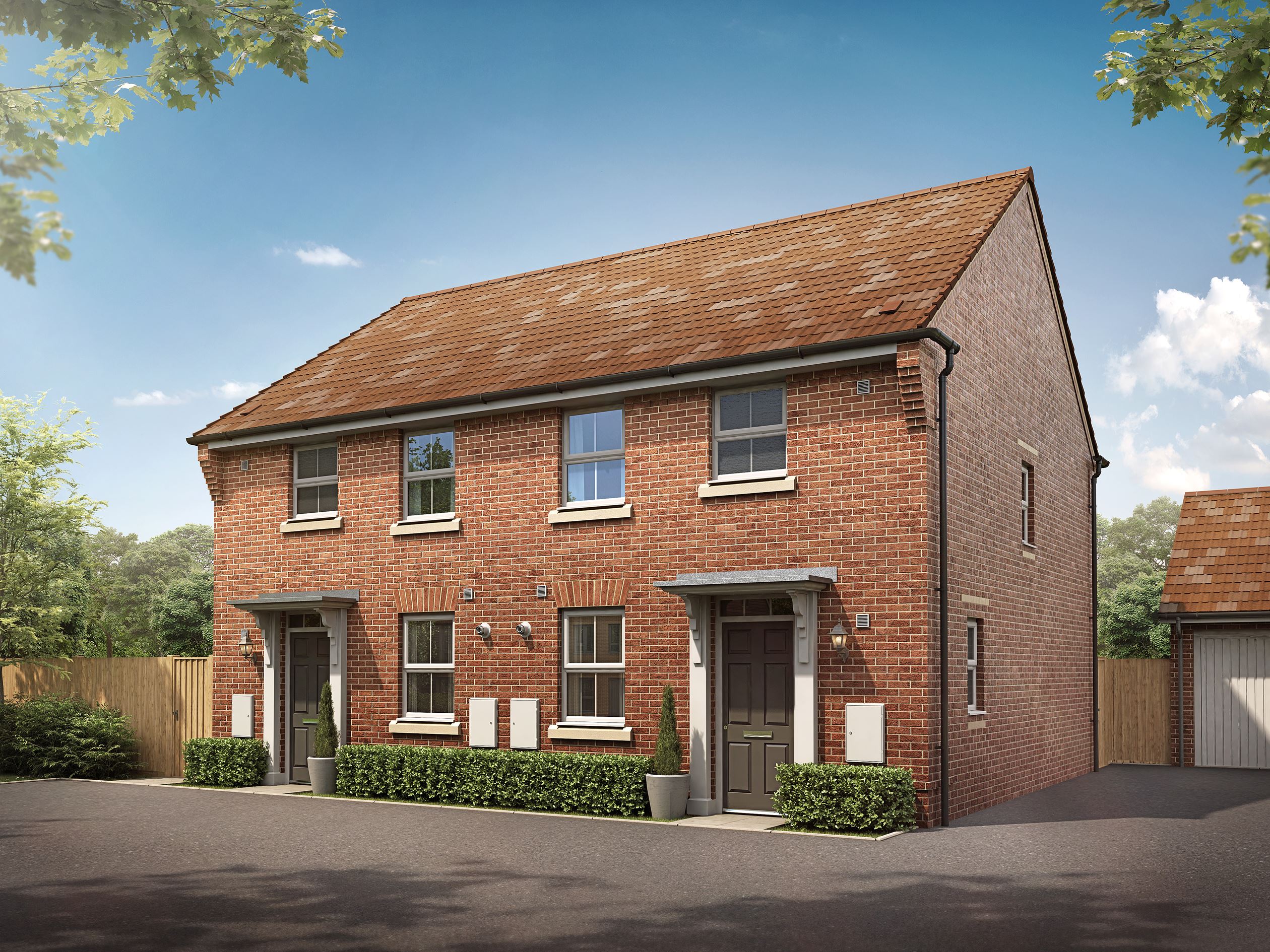 Computer Generated Image Of The Ashdown 2 Bedroom Home