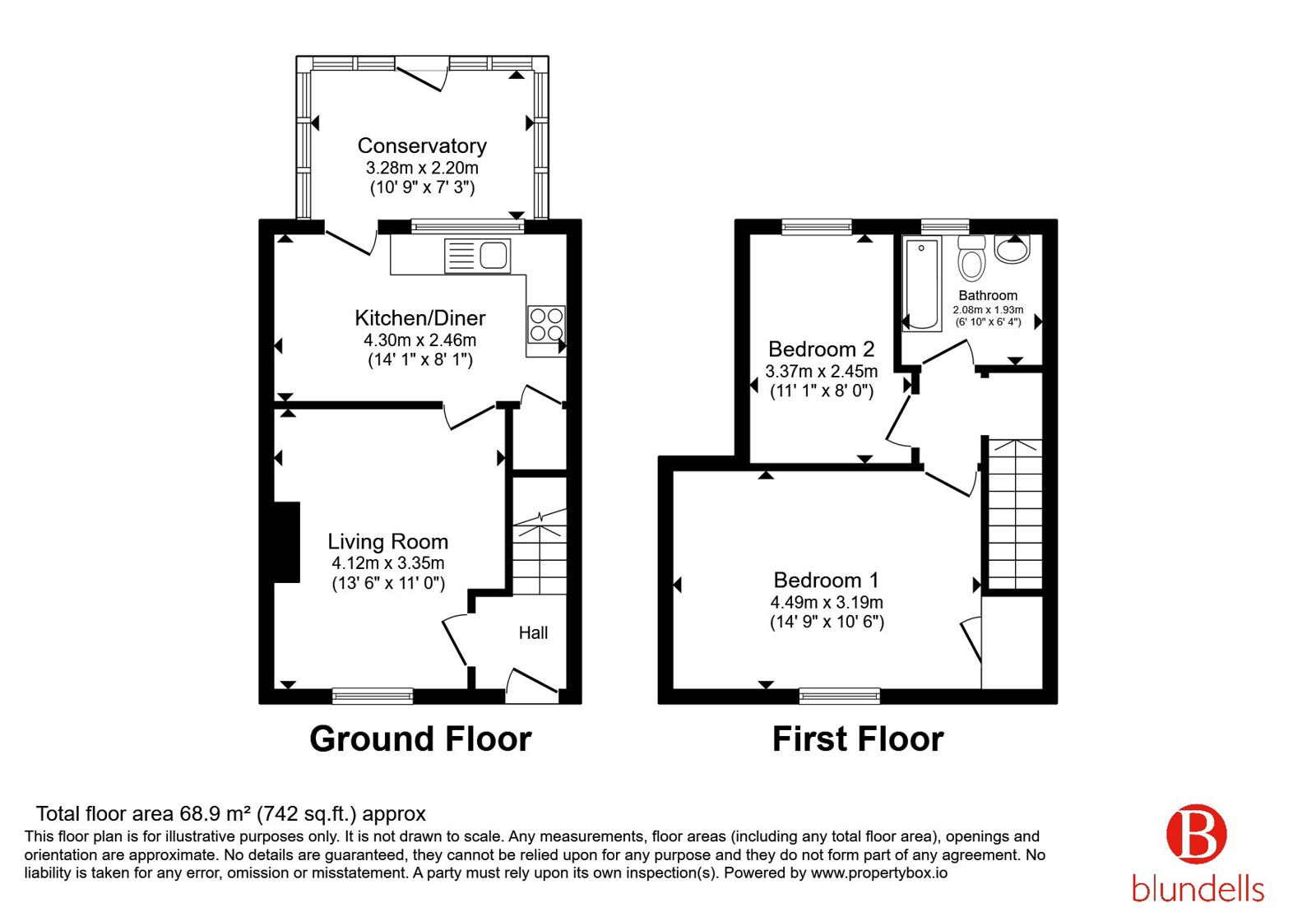 439, East Bank Road, South Yorkshire floorplan