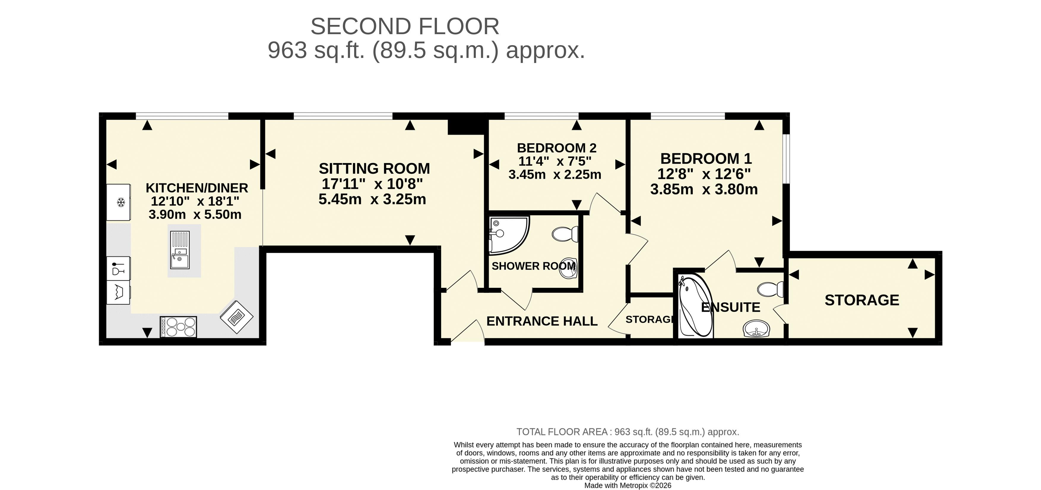 13 Belvedere Court, Hillside Road, Sidmouth floorplan