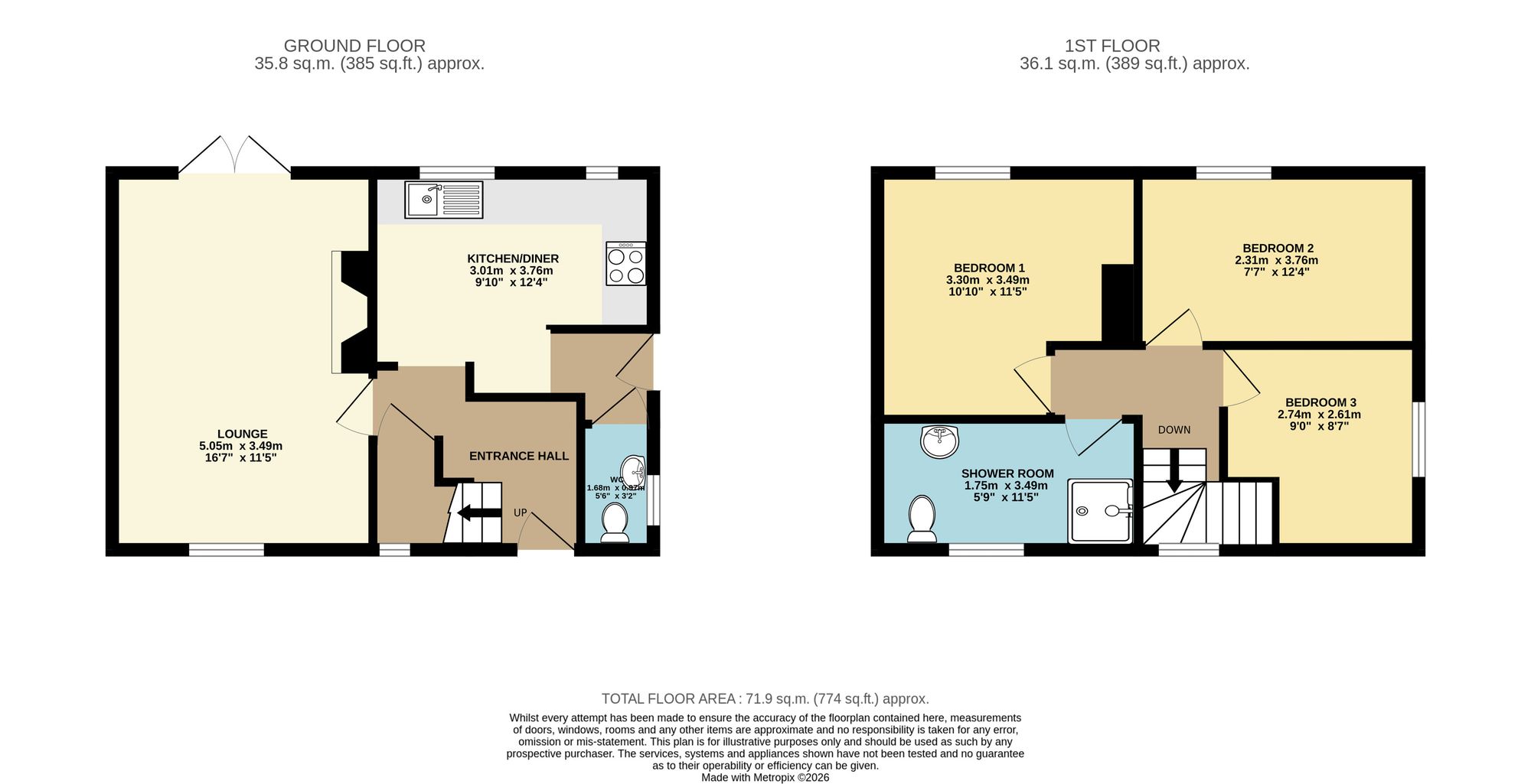 17 Cavendish Street, Mansfield floorplan
