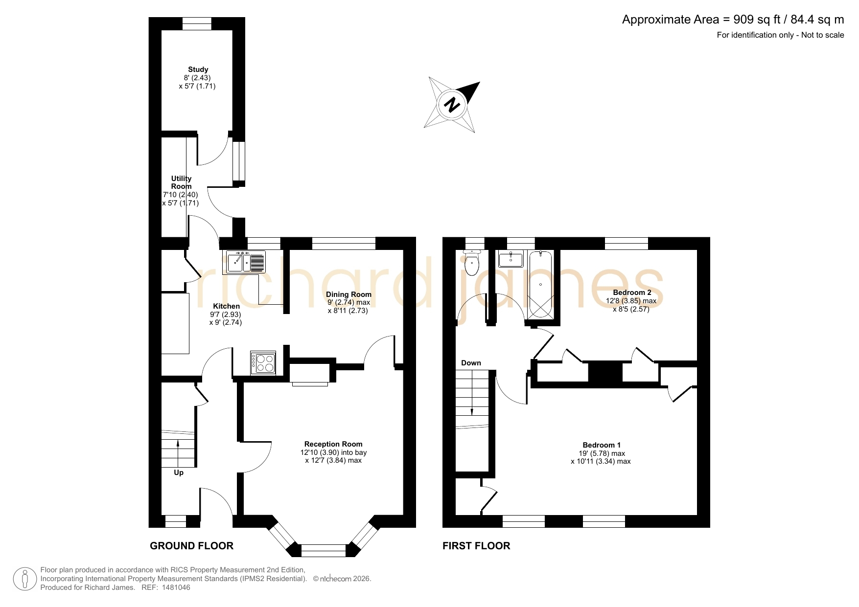 7, Charlton Close, Swindon floorplan