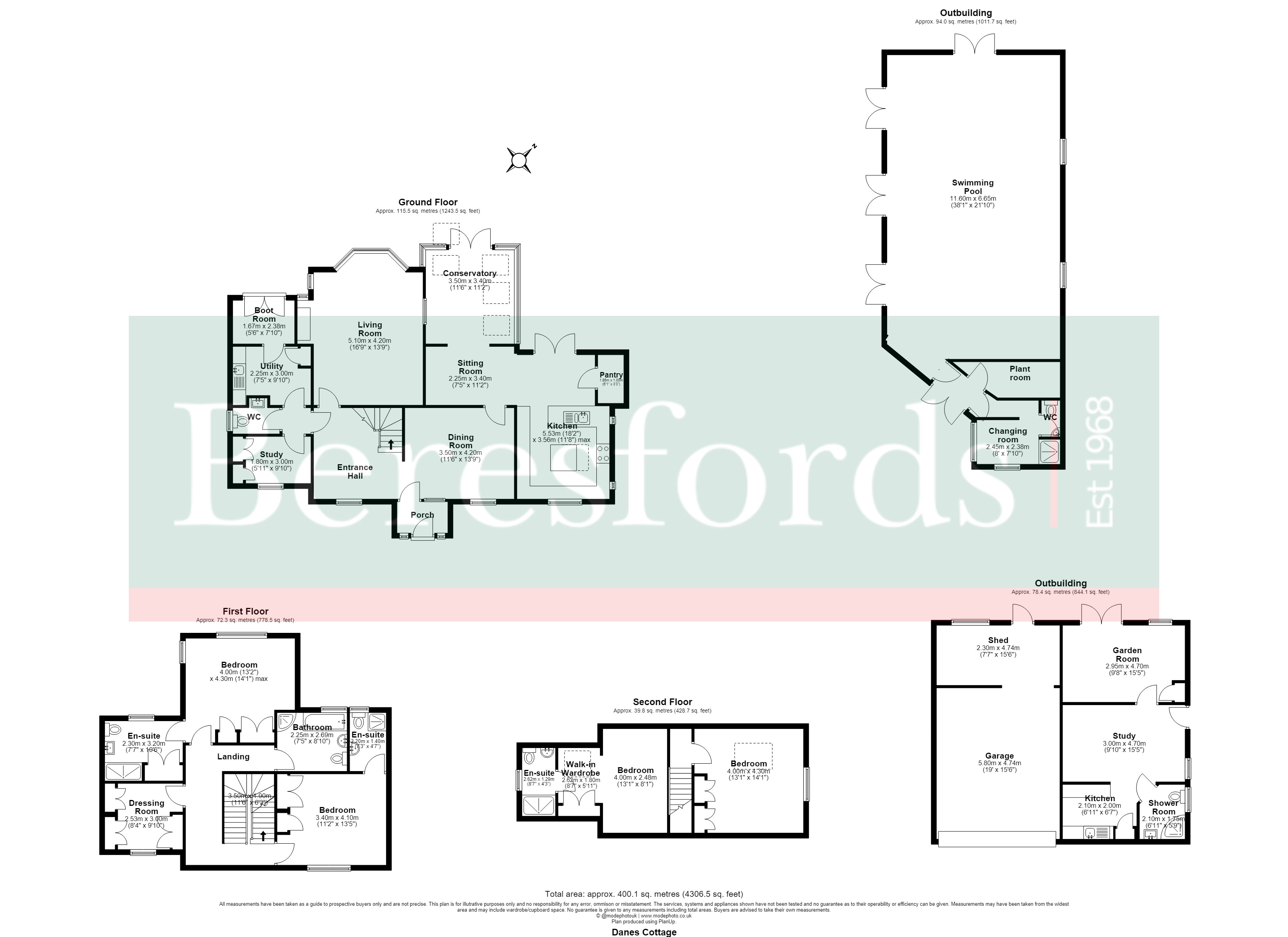 Danes Cottage,, Navestockside, Essex floorplan