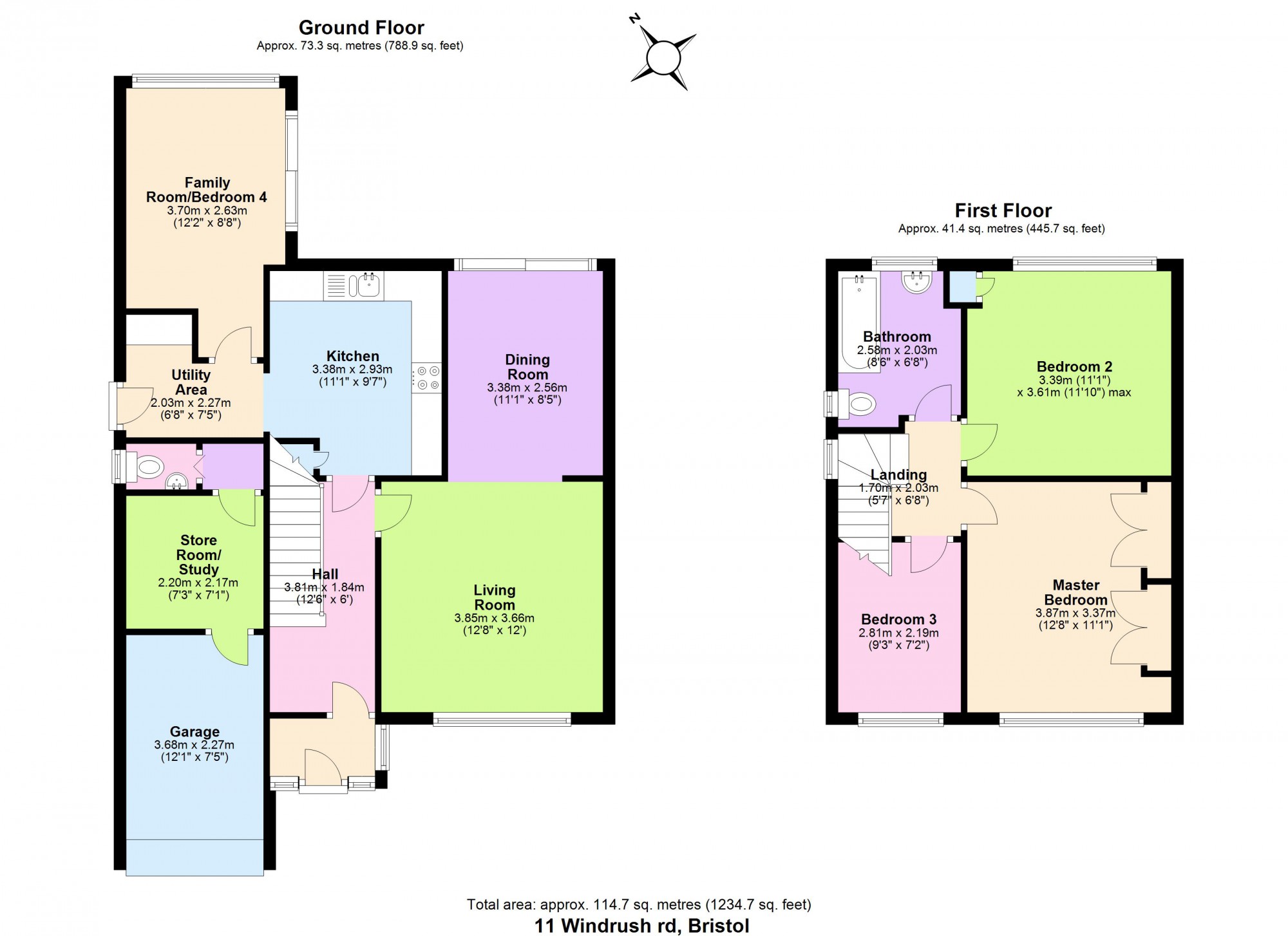 3 Bedrooms Semi-detached house for sale in Windrush Road, Keynsham BS31
