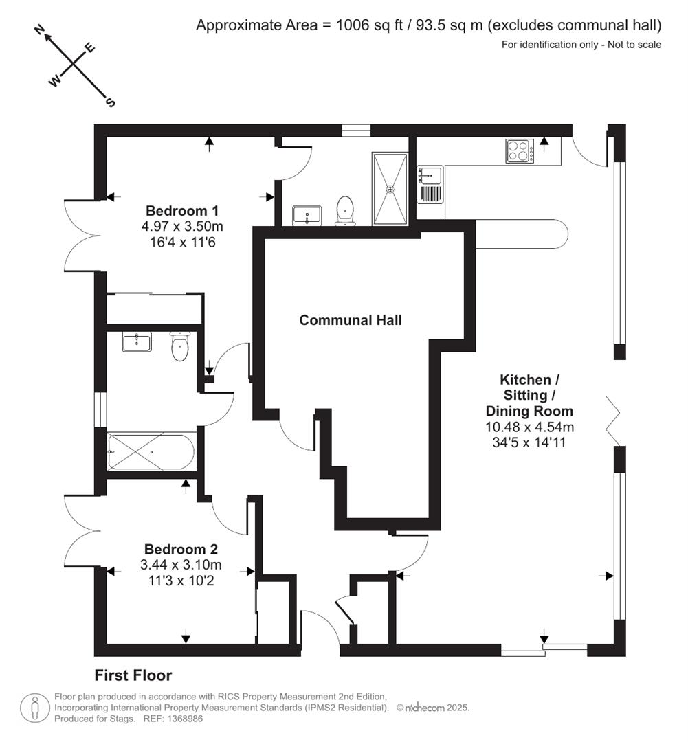 25 Quay West Apartments, Quayside, Bridport floorplan