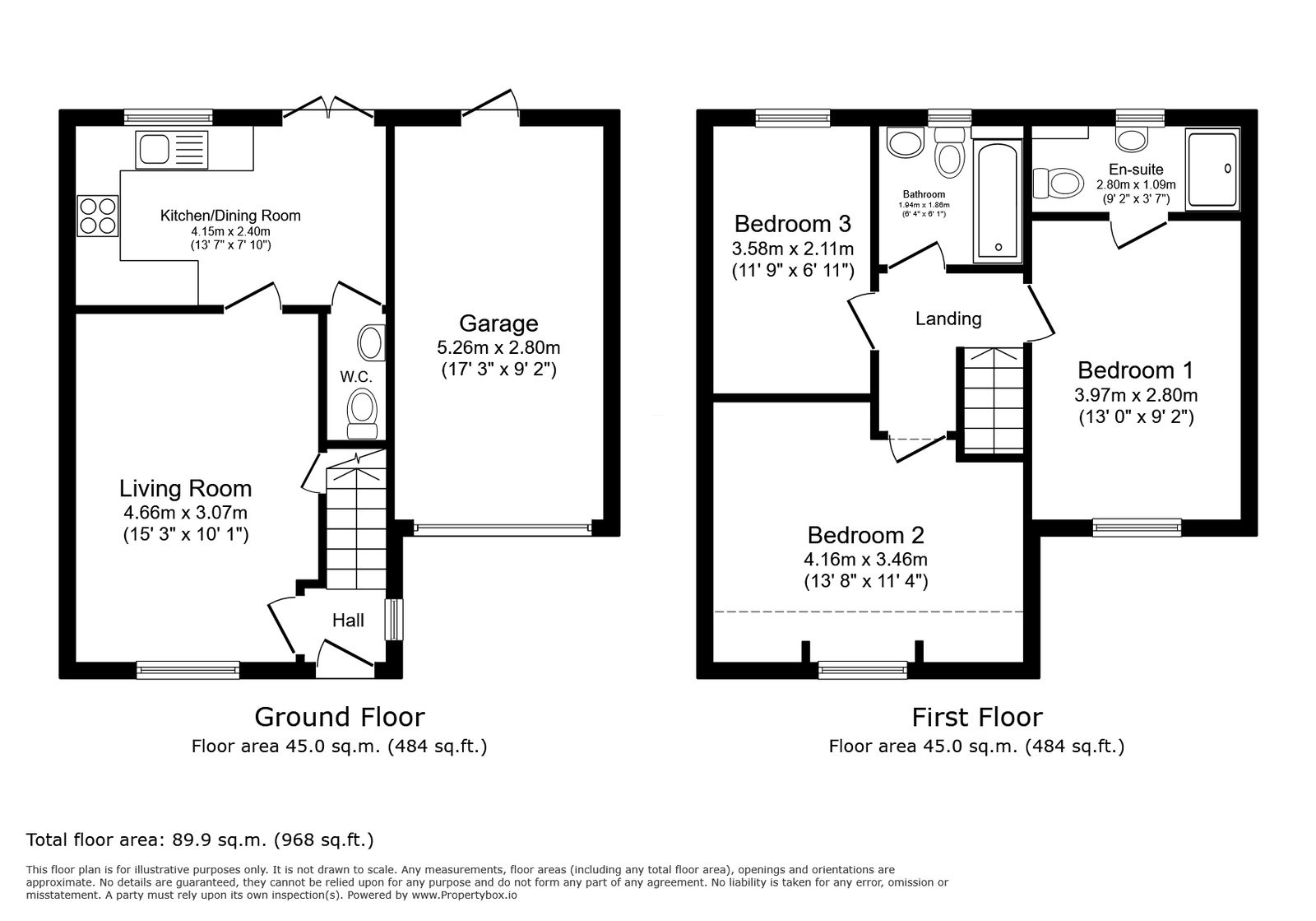 86, Greymoor Way, Carlisle floorplan