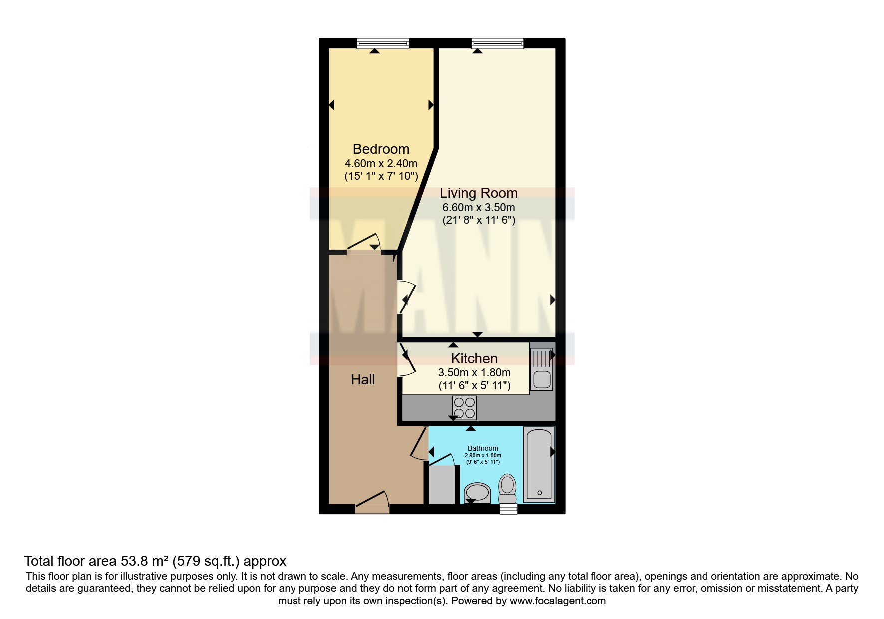 Apartment 7, 12, Tufton Street, Kent floorplan