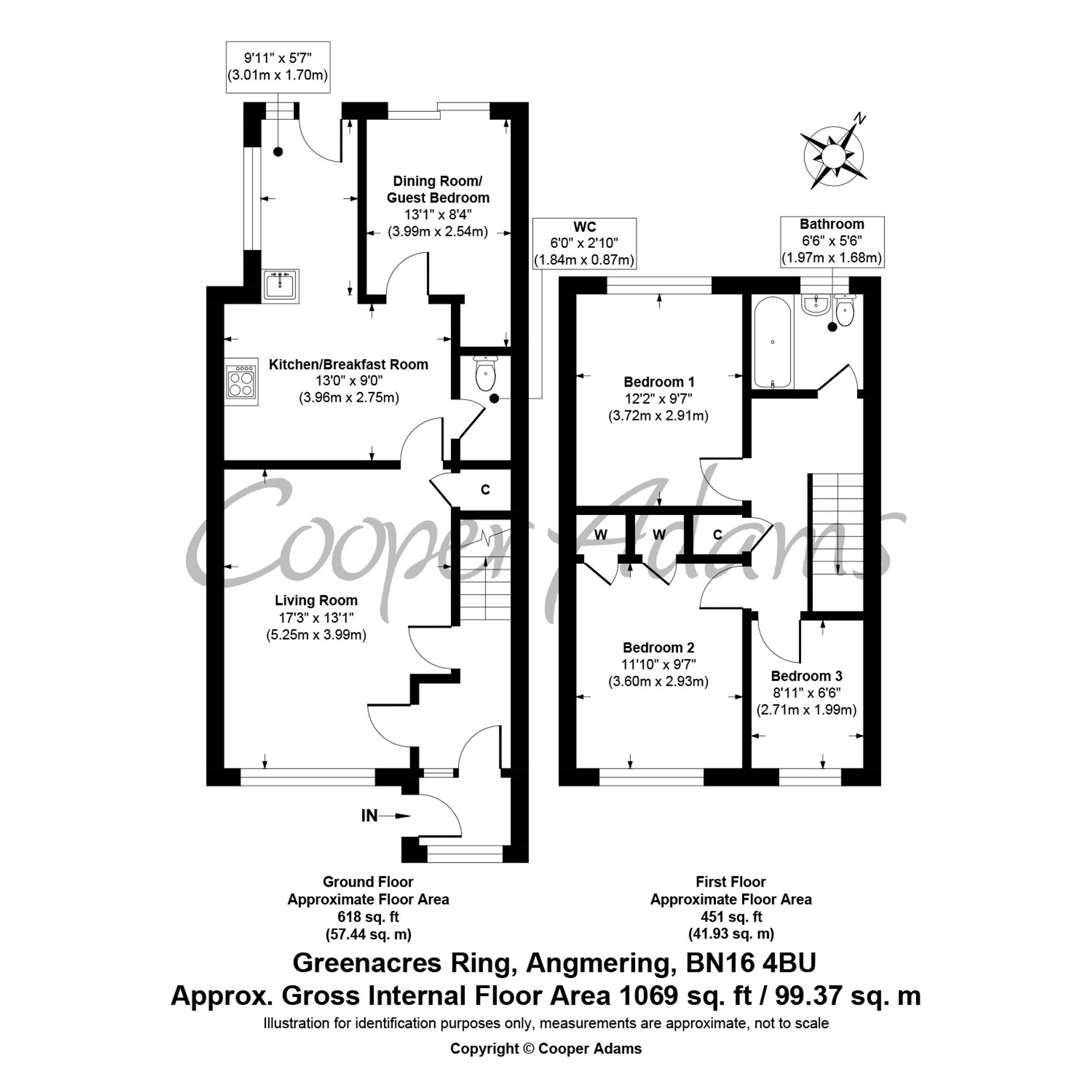 19 Greenacres Ring, Littlehampton floorplan