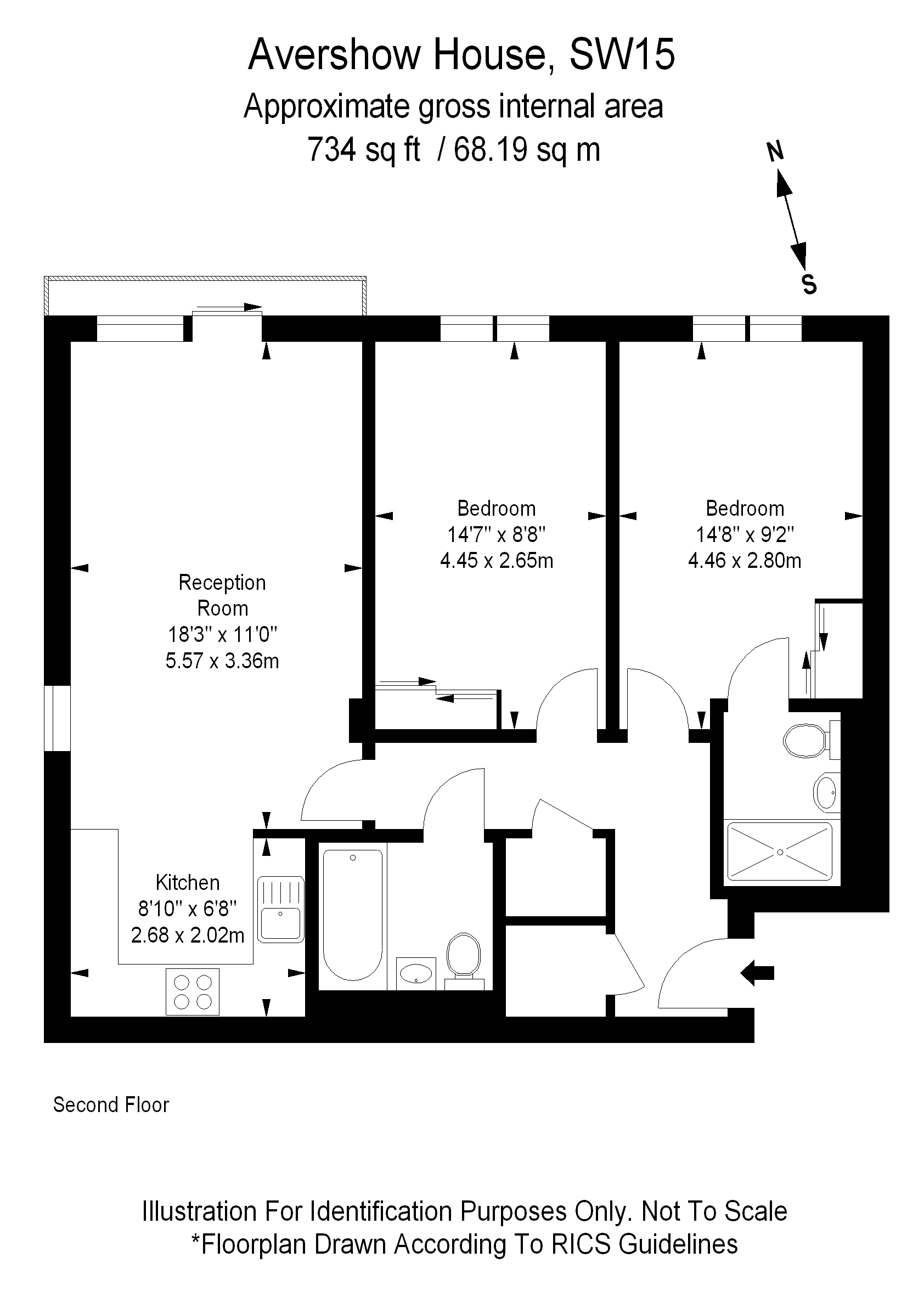 29 Avershaw House, Chartfield Avenue, London floorplan