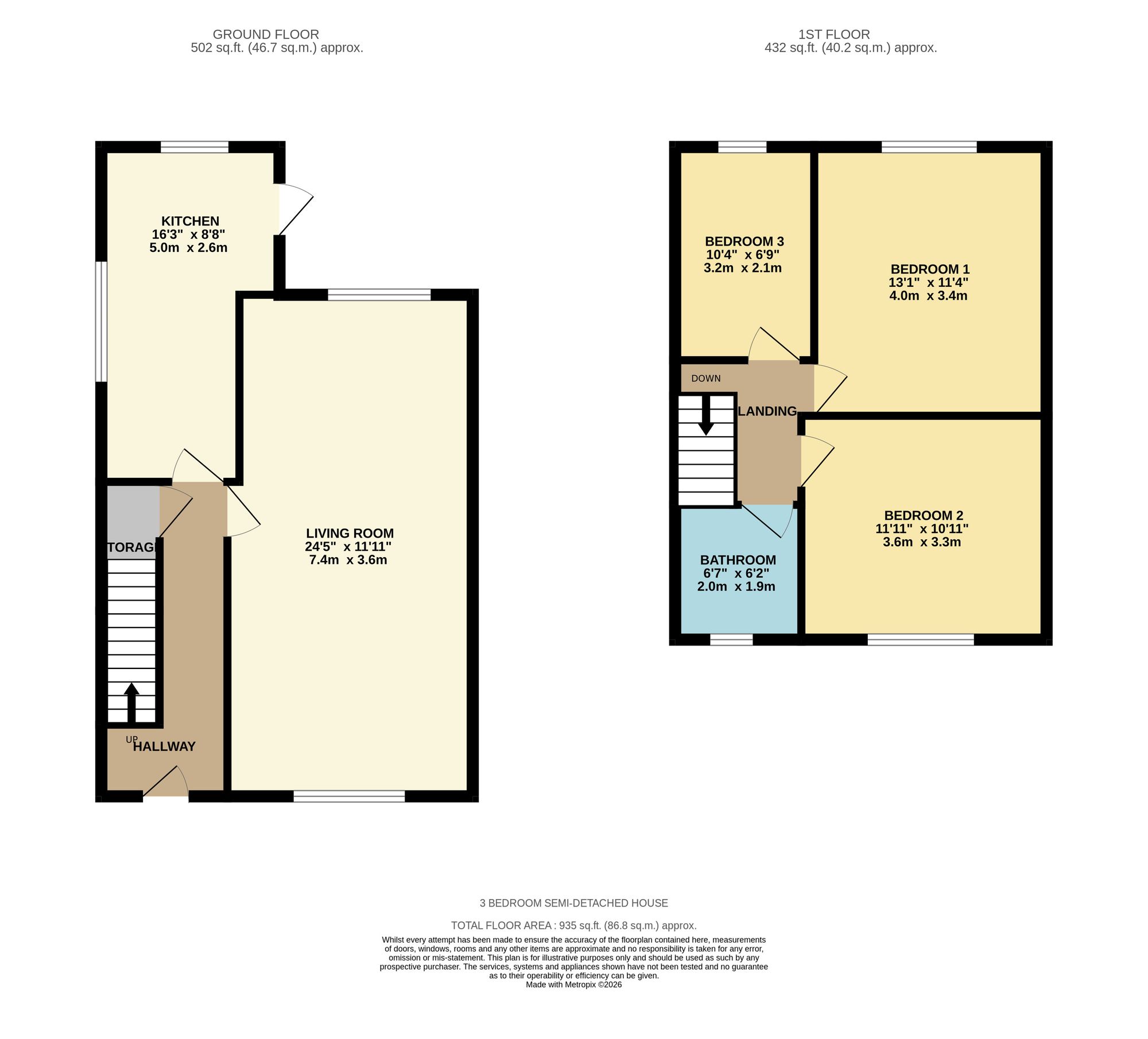 Glen Street, Sutton-In-Ashfield floorplan