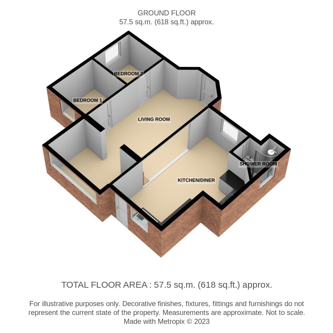 The Marrams, Hemsby, Great Yarmouth NR29, 2 bedroom detached bungalow
