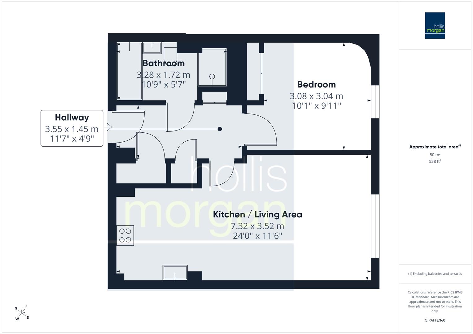 Flat 29, North Contemporis, 20, Merchants Road, Bristol floorplan