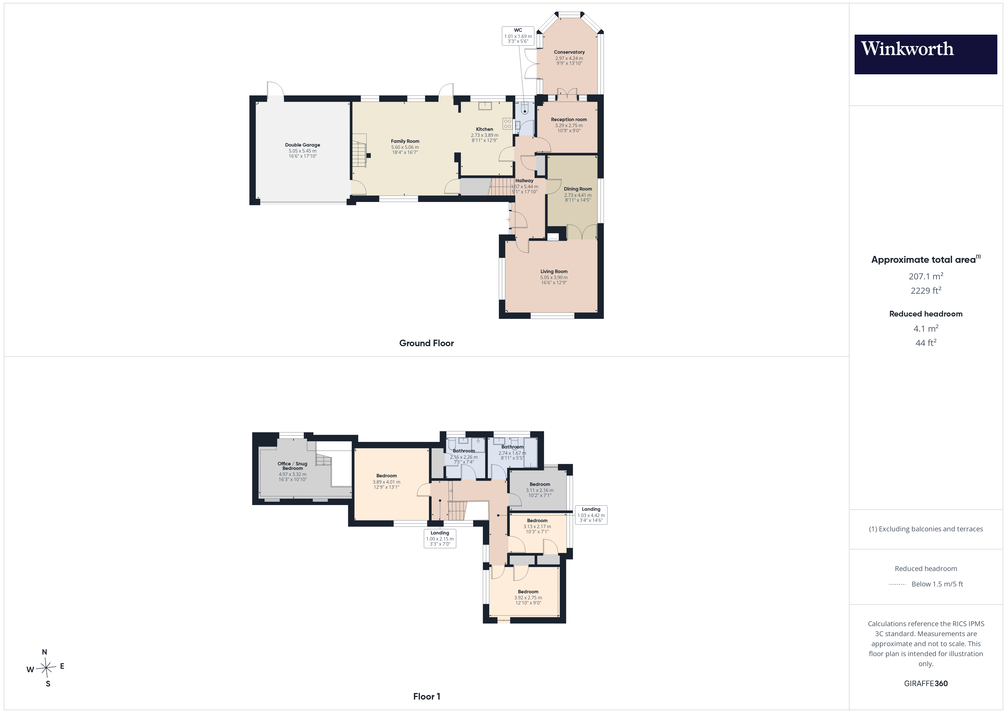 1, Pennypiece, Reading floorplan