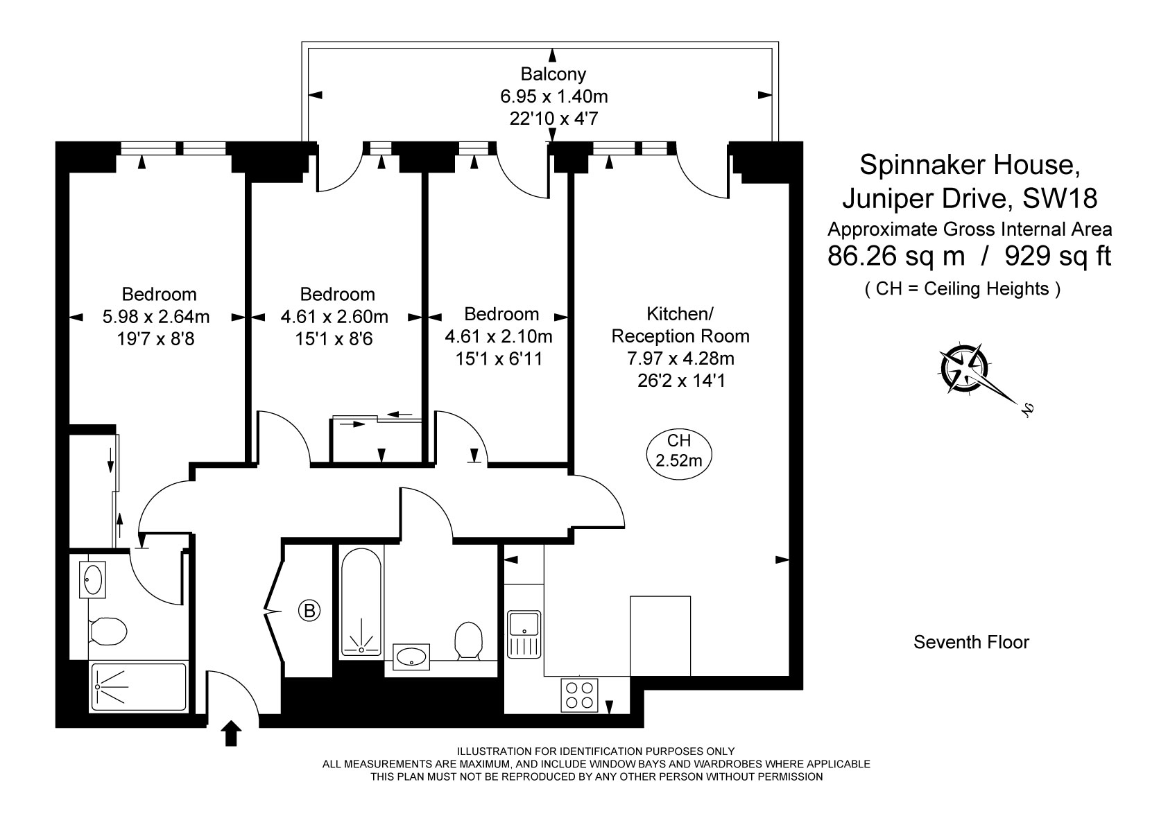 84, Spinnaker House, Battersea Reach, Wandsworth floorplan