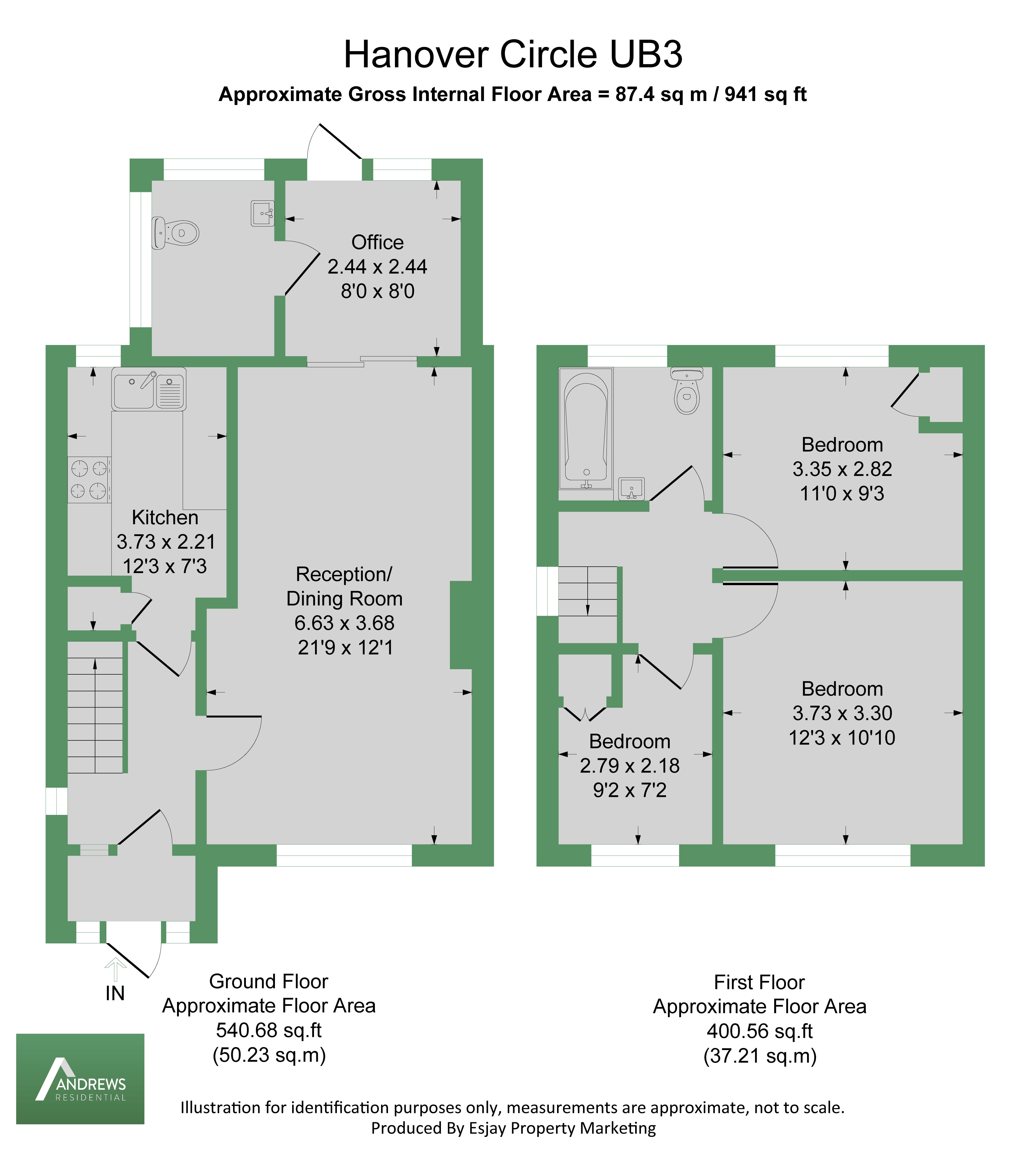 33, Hanover Circle, Hayes floorplan