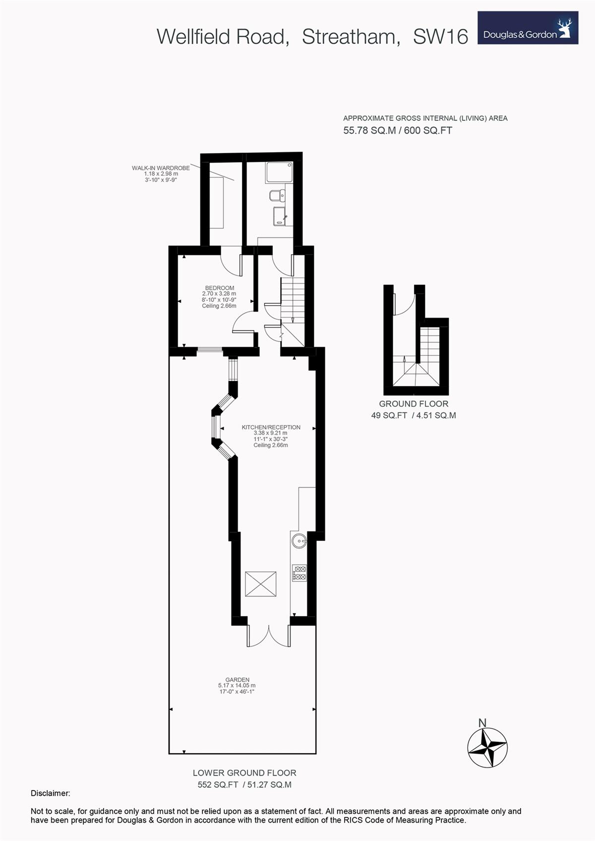 1 Bedrooms Flat to rent in Wellfield Road, London SW16