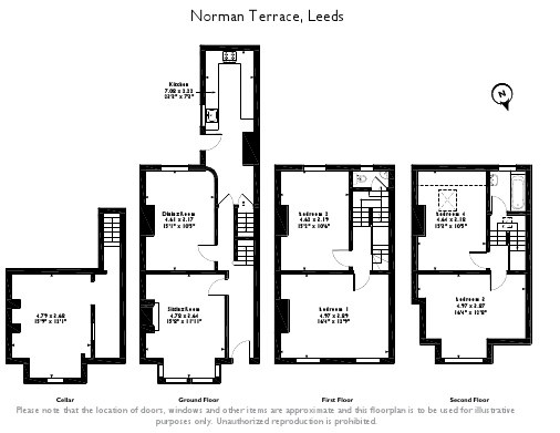 4 Bedrooms Terraced house for sale in Norman Terrace, Leeds LS8