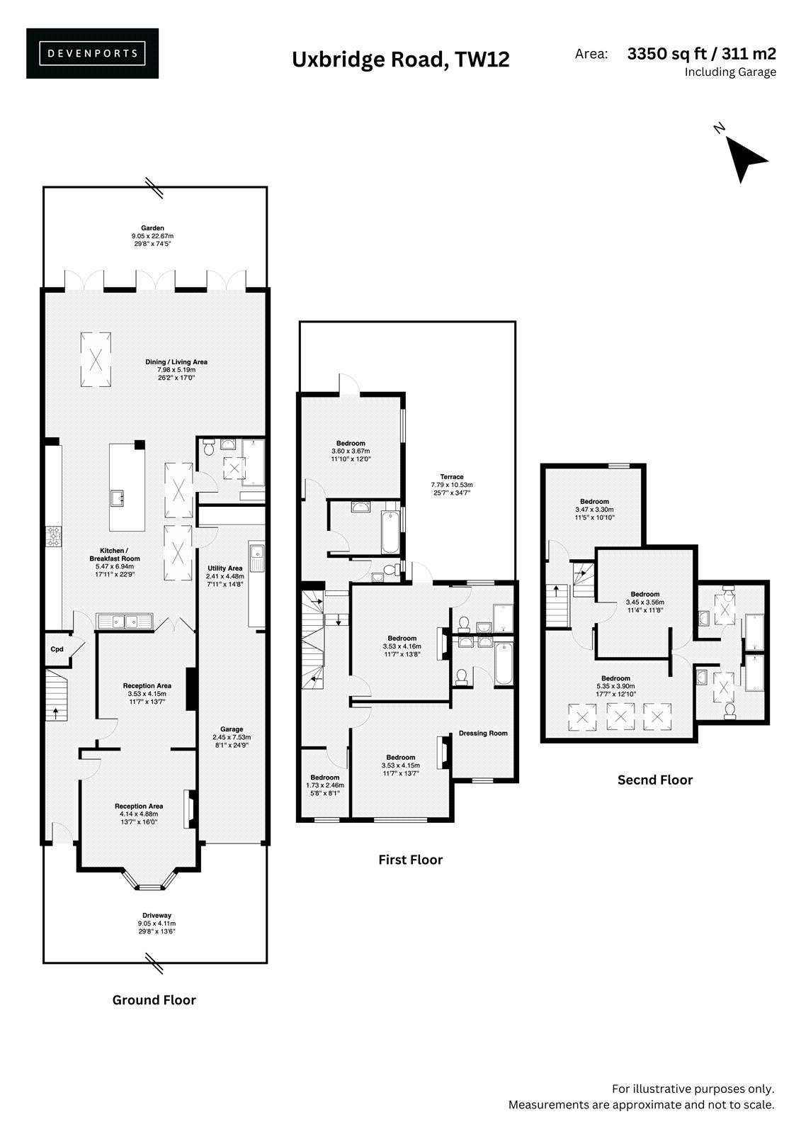48, Uxbridge Road, Hampton floorplan